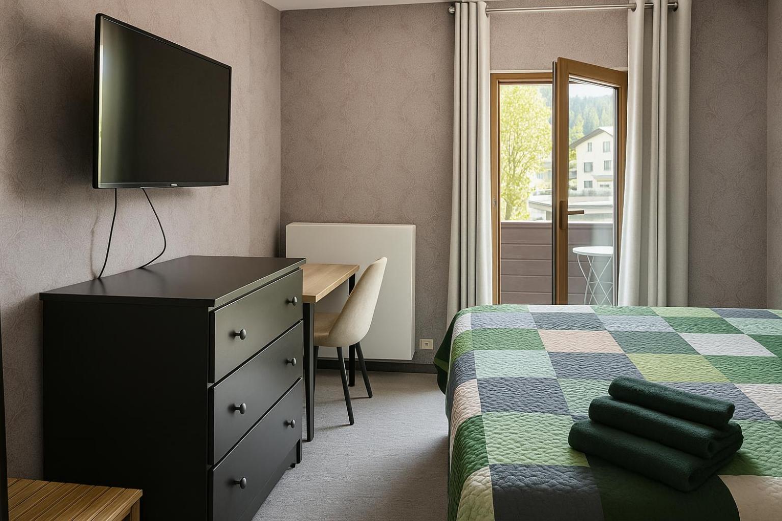 Standard Double or Twin Room with Balcony
