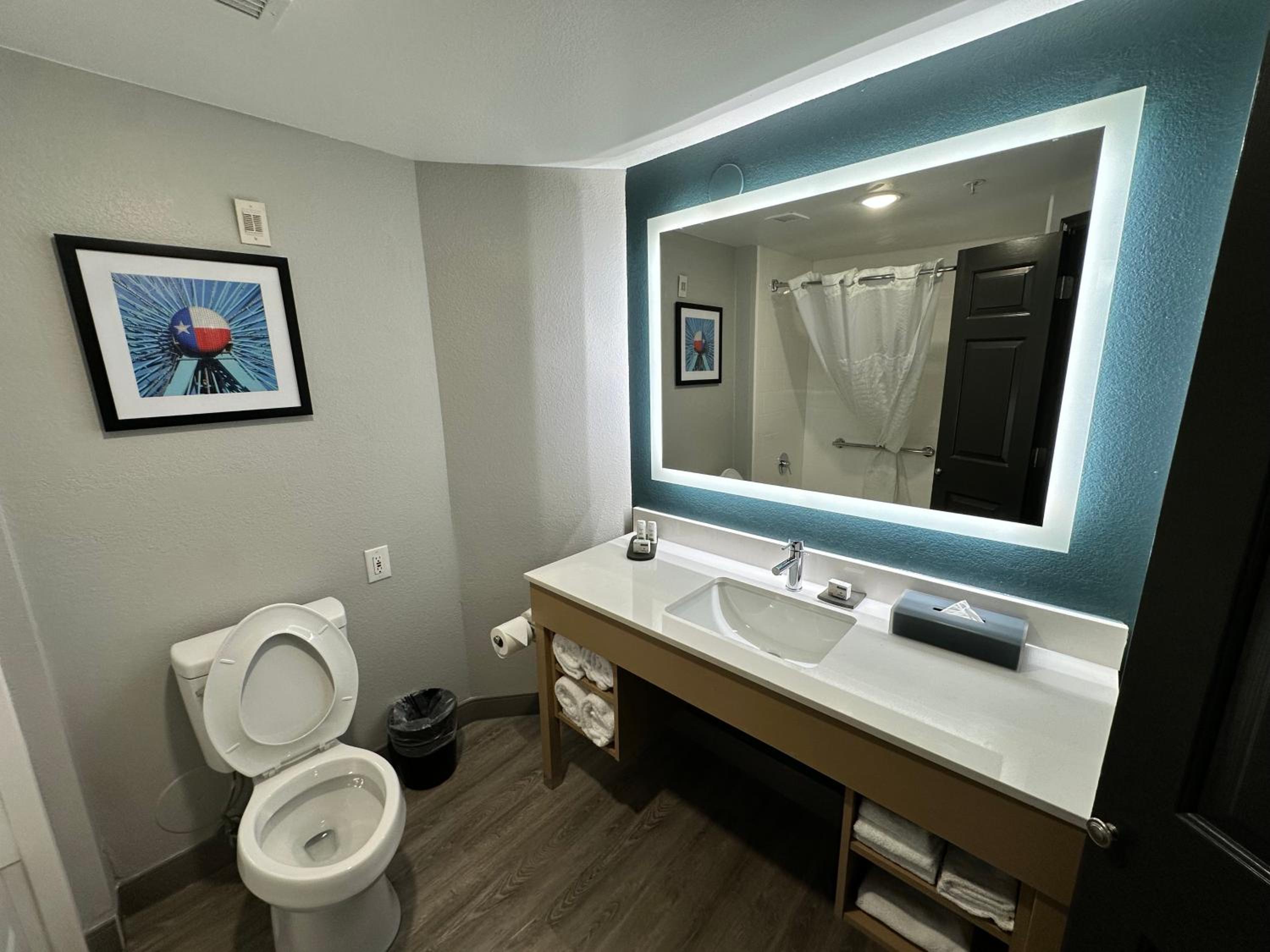 Deluxe King Room with One King Bed and Tub with Grab Bars - Mobility/Hearing Accessible - Photo 5