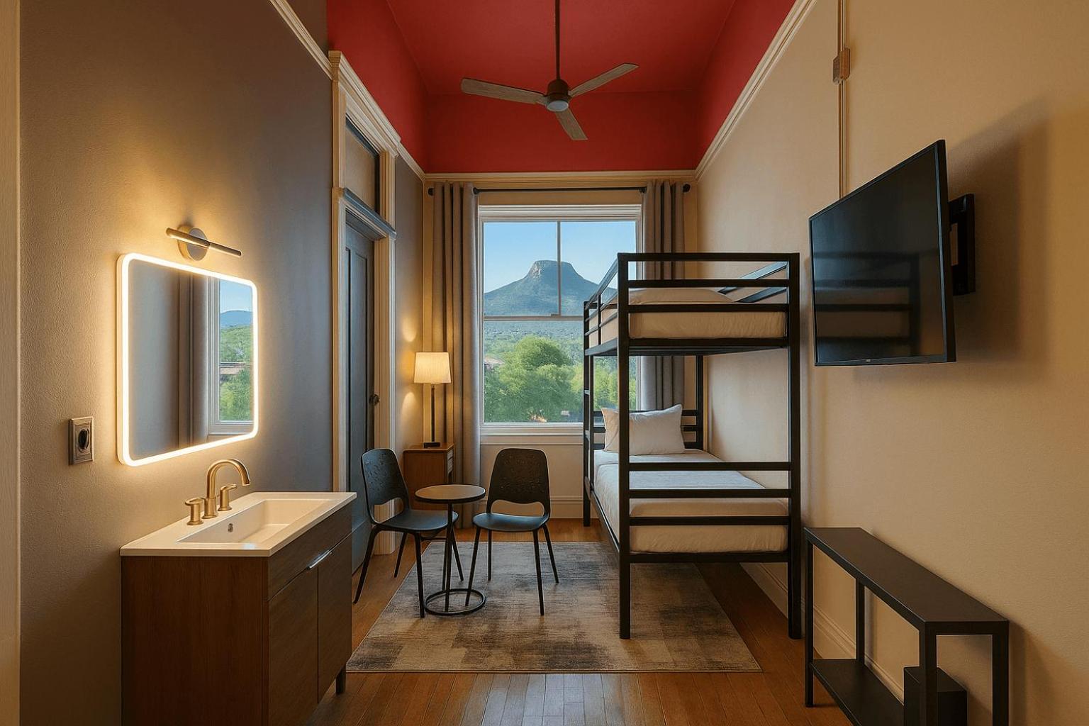 Deluxe Double or Twin Room with Mountain View