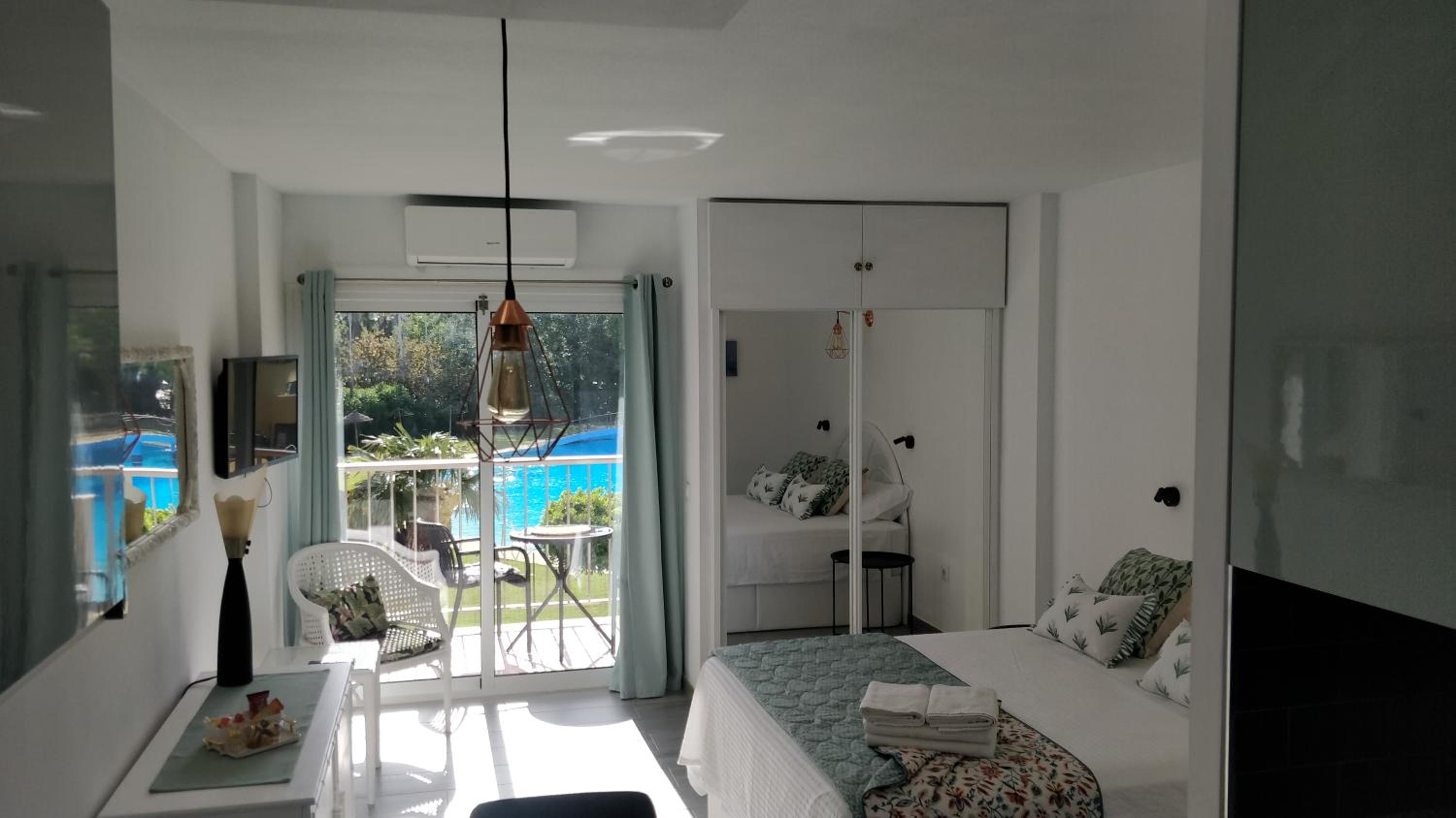 Studio with Pool View