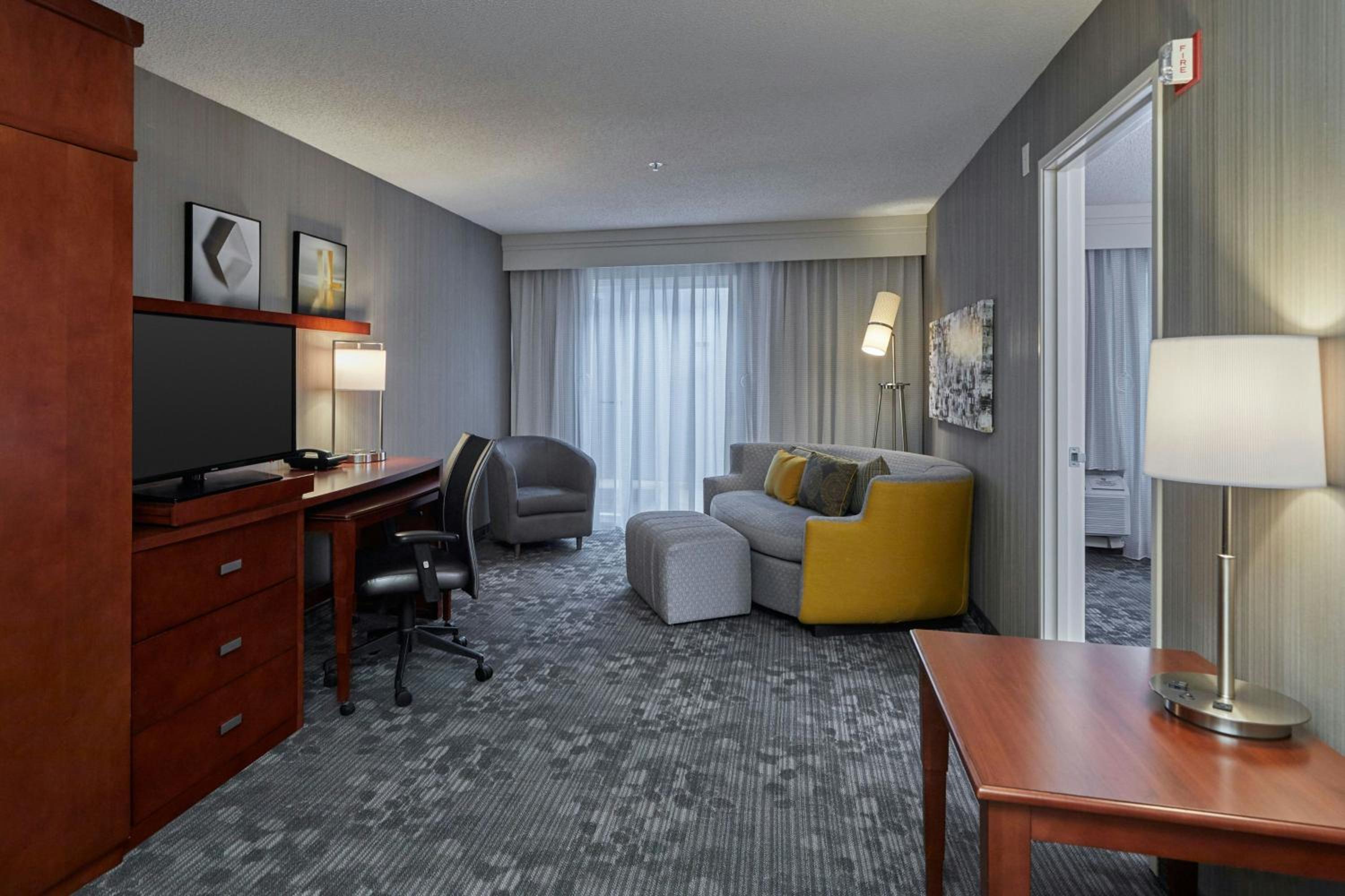 King Suite with Sofa Bed and Roll-in Shower - Mobility and Hearing Accessible