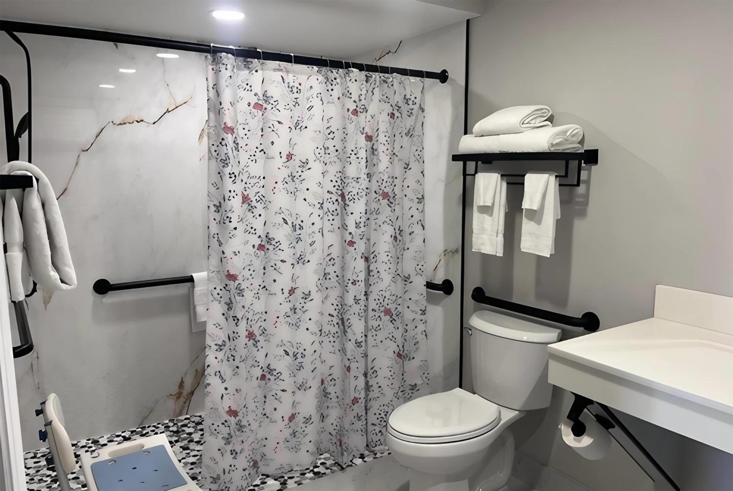 King Room with One King Bed and Roll-In Shower - Mobility Accessible - Non-Smoking - Photo 5