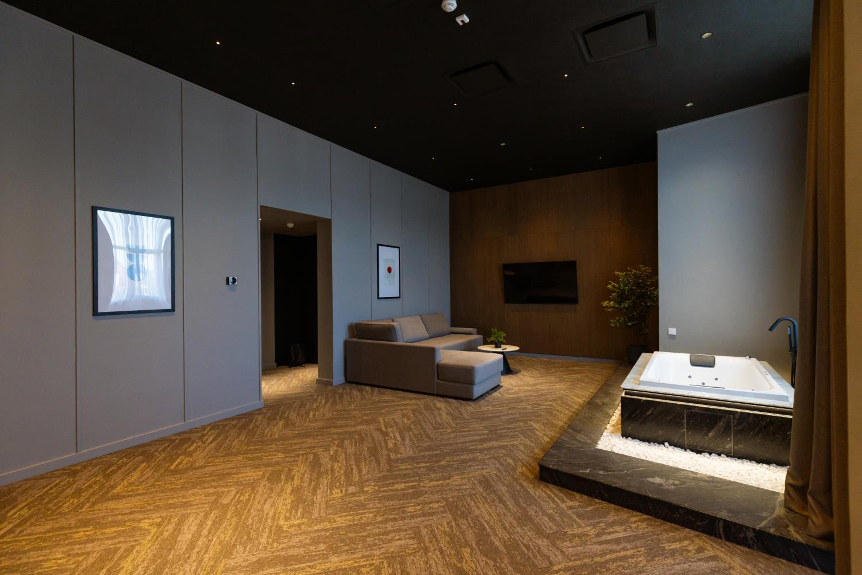 Deluxe One-Bedroom Apartment with City View