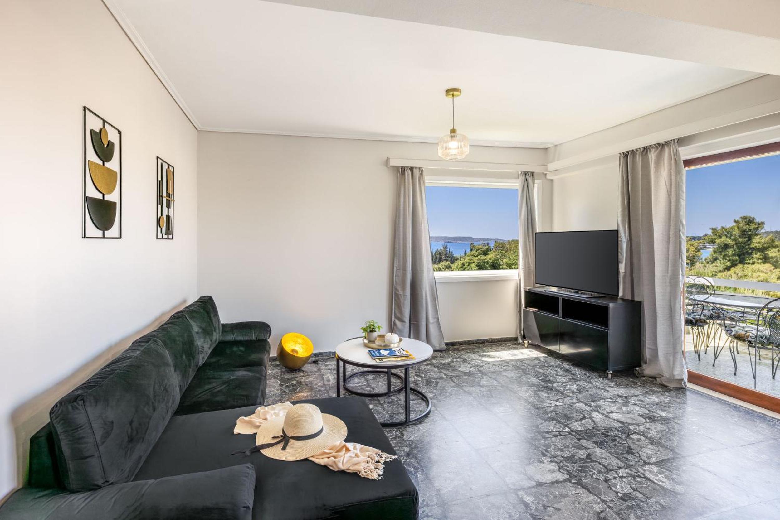 Two-Bedroom Apartment with Balcony and Sea View
