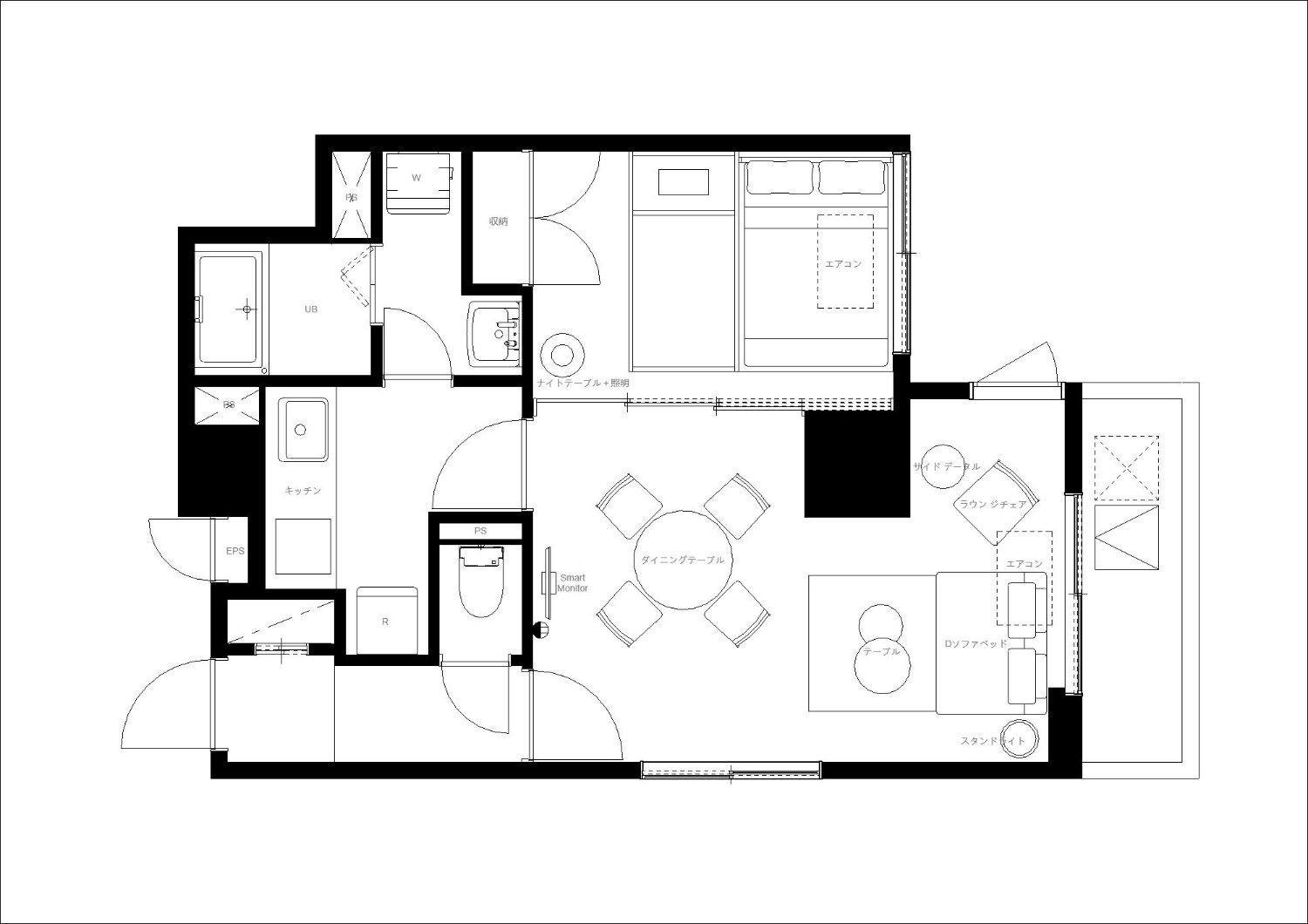 One-Bedroom Apartment photo 2