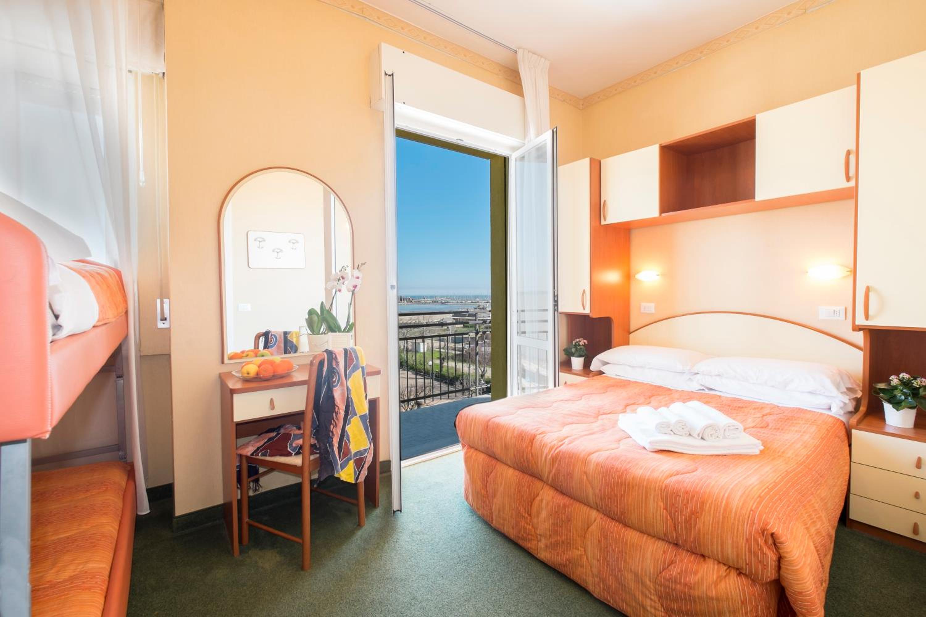 Double Room with Balcony and Sea View (1 Adult)