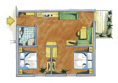 Comfort Two-Bedroom Apartment - Annex - Second Floor