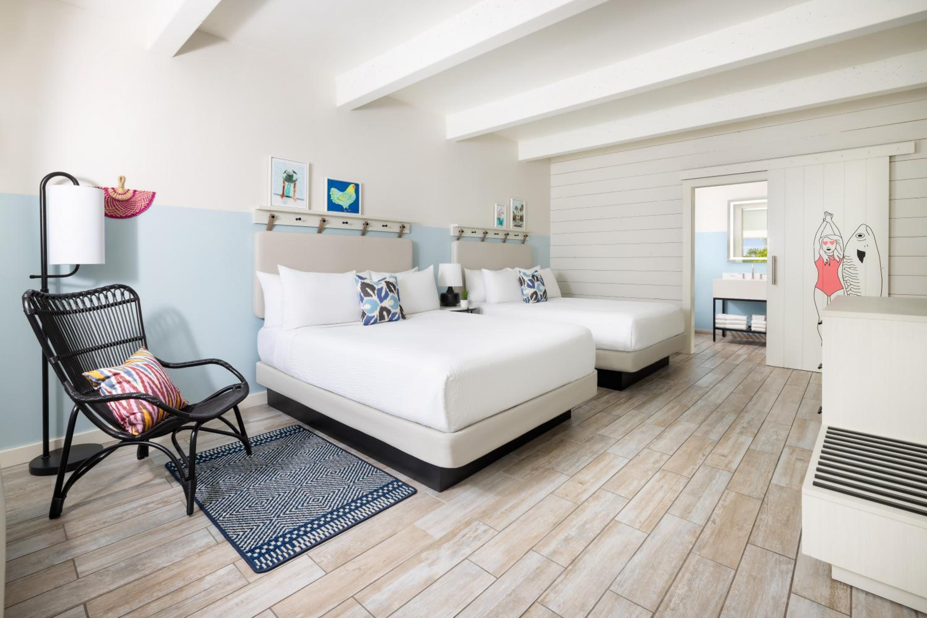 Pool View Two Queen Beds