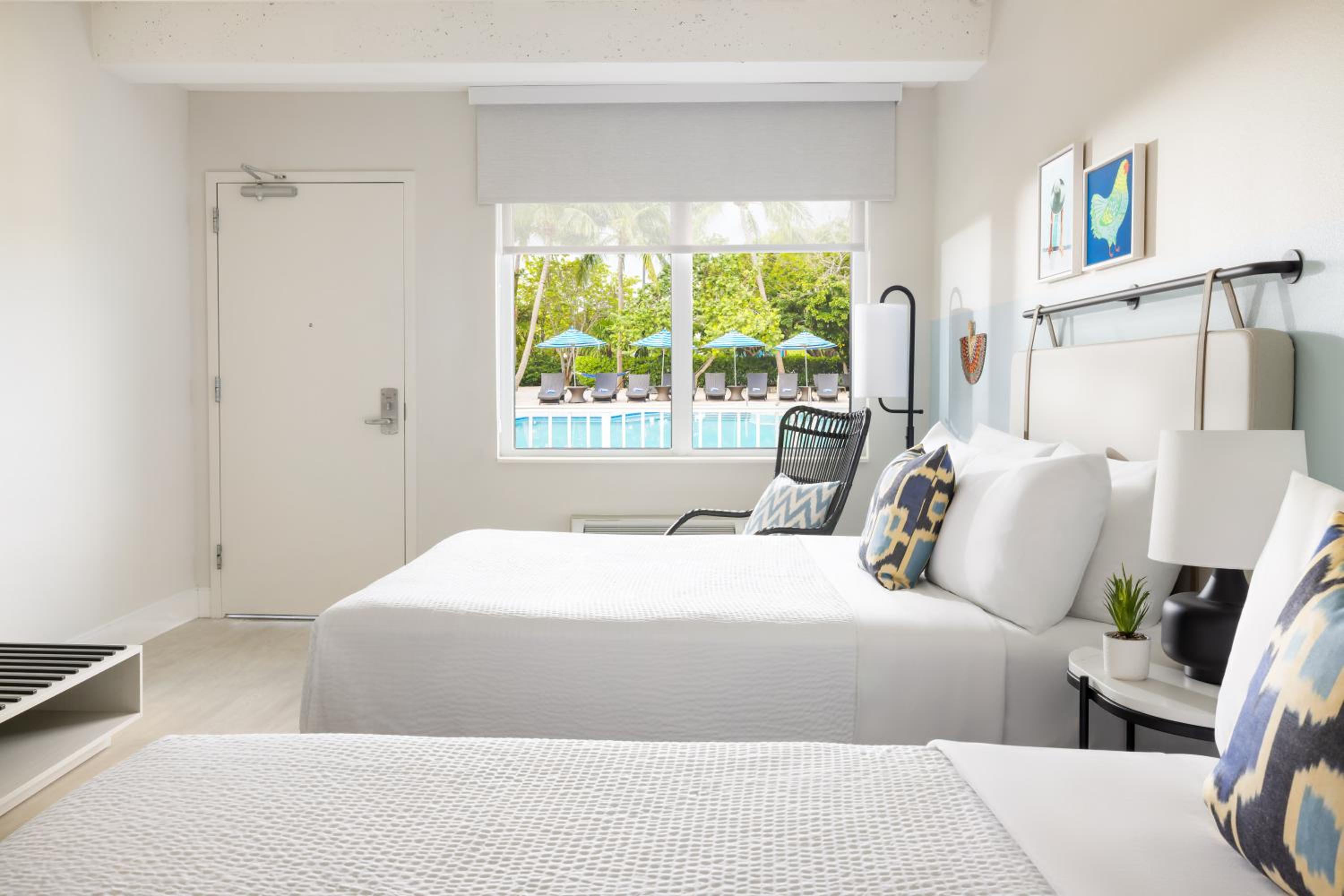 Pool View Two Queen Beds