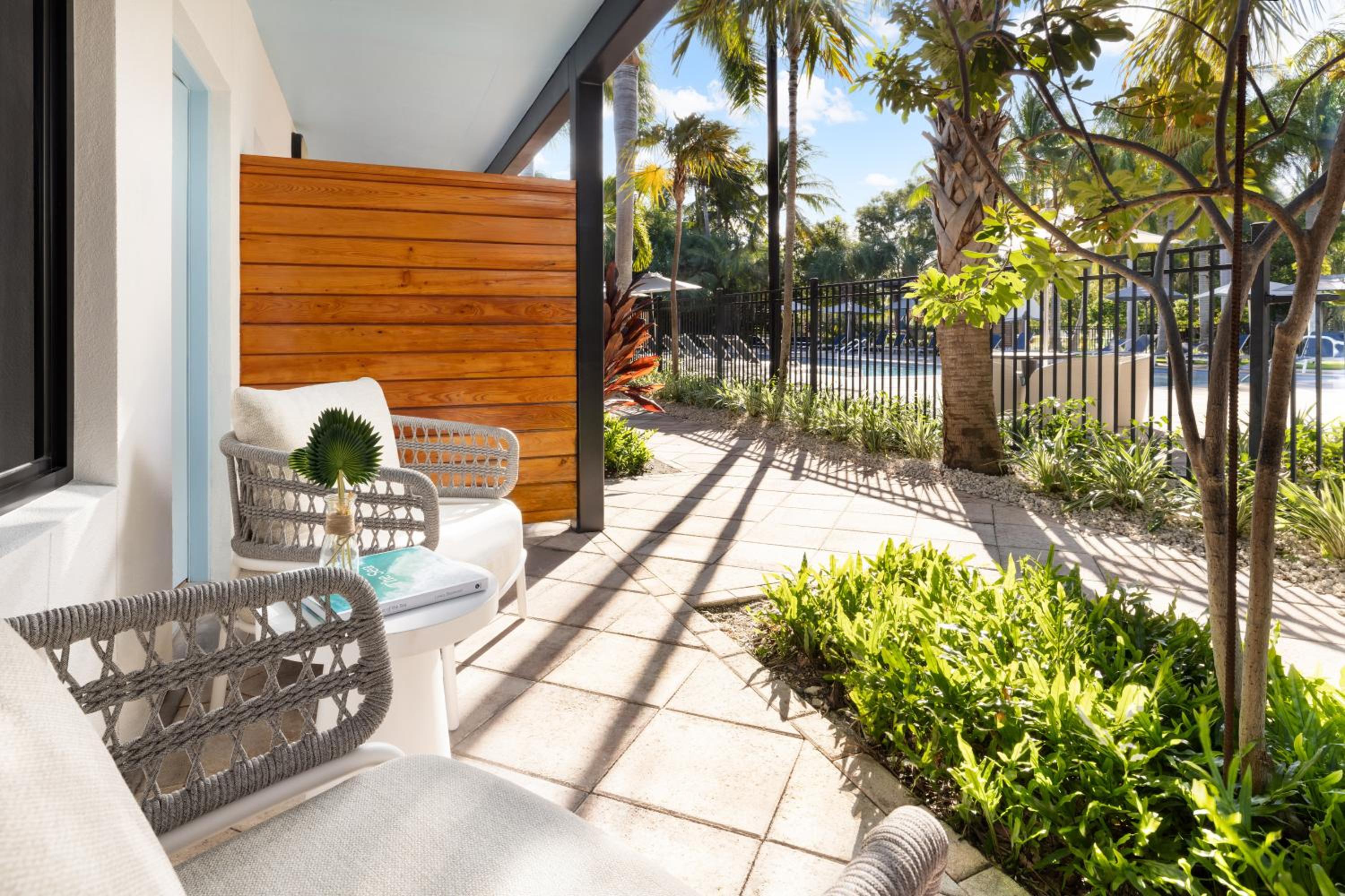 Pool View Two Queen Beds Hearing Accessible