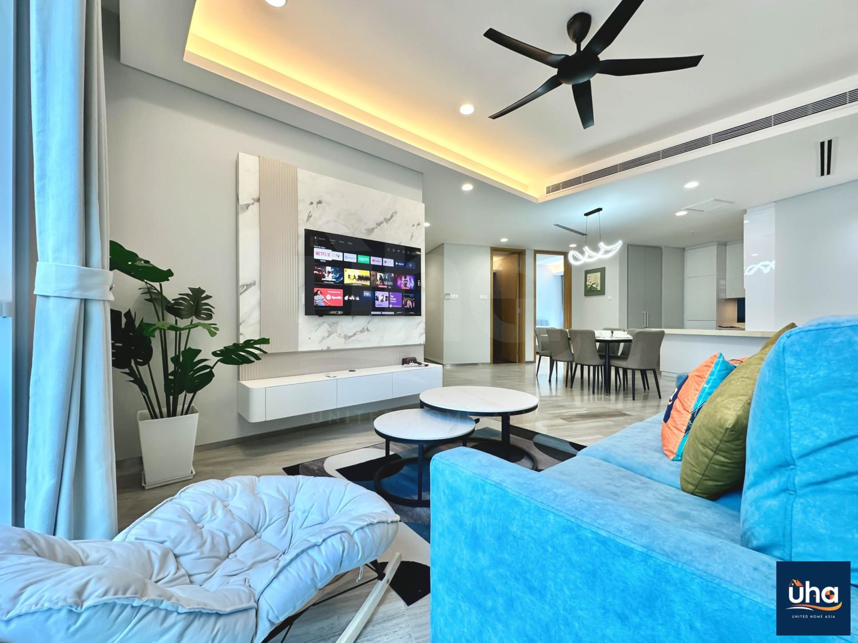 Family Two-Bedroom Apartment with View