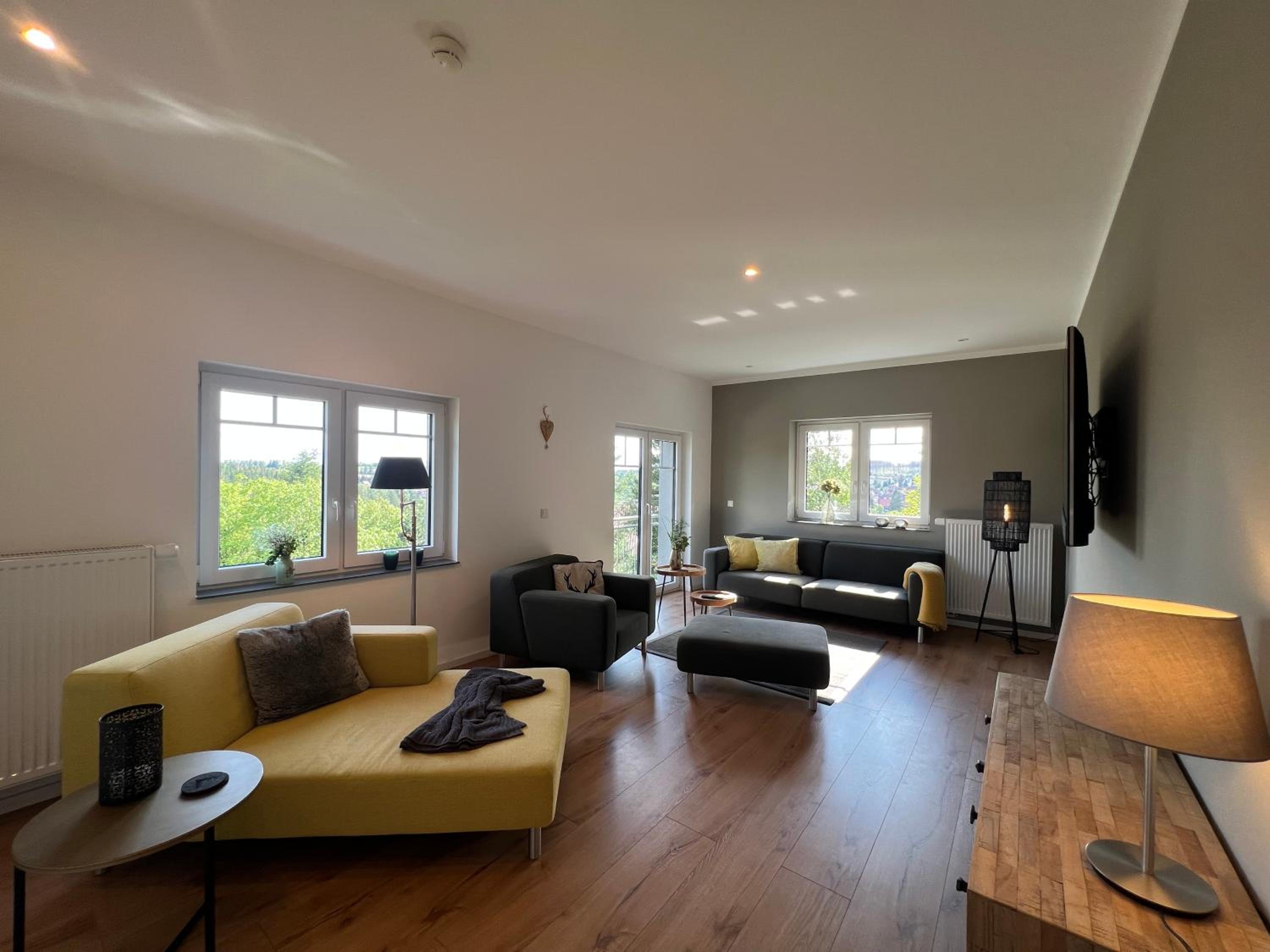 Two-Bedroom Apartment with Balcony