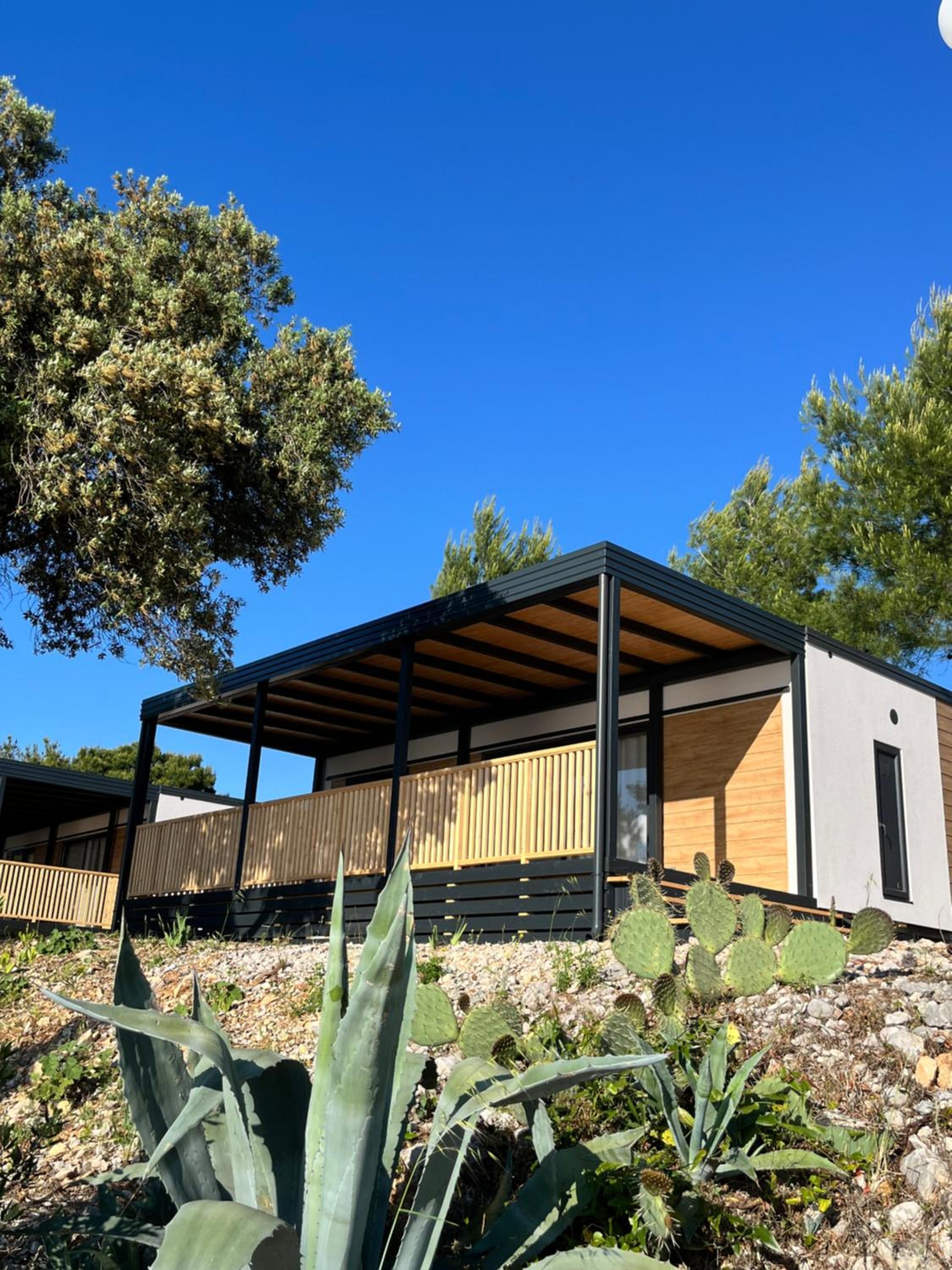 Premium Two-Bedroom Mobile Home with Terrace and Sea View