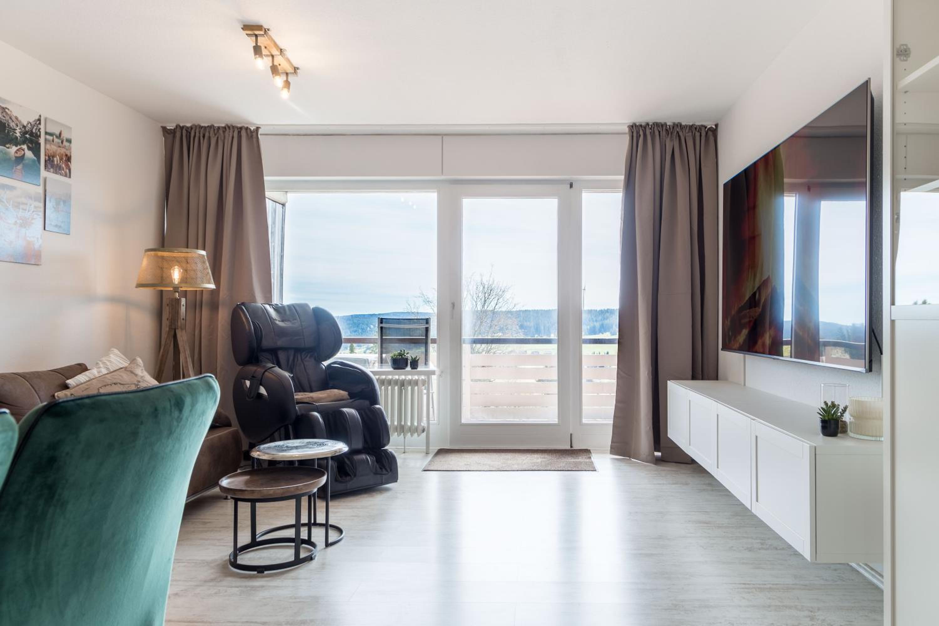 Apartment 107 with separate Bedroom and Massage Chair