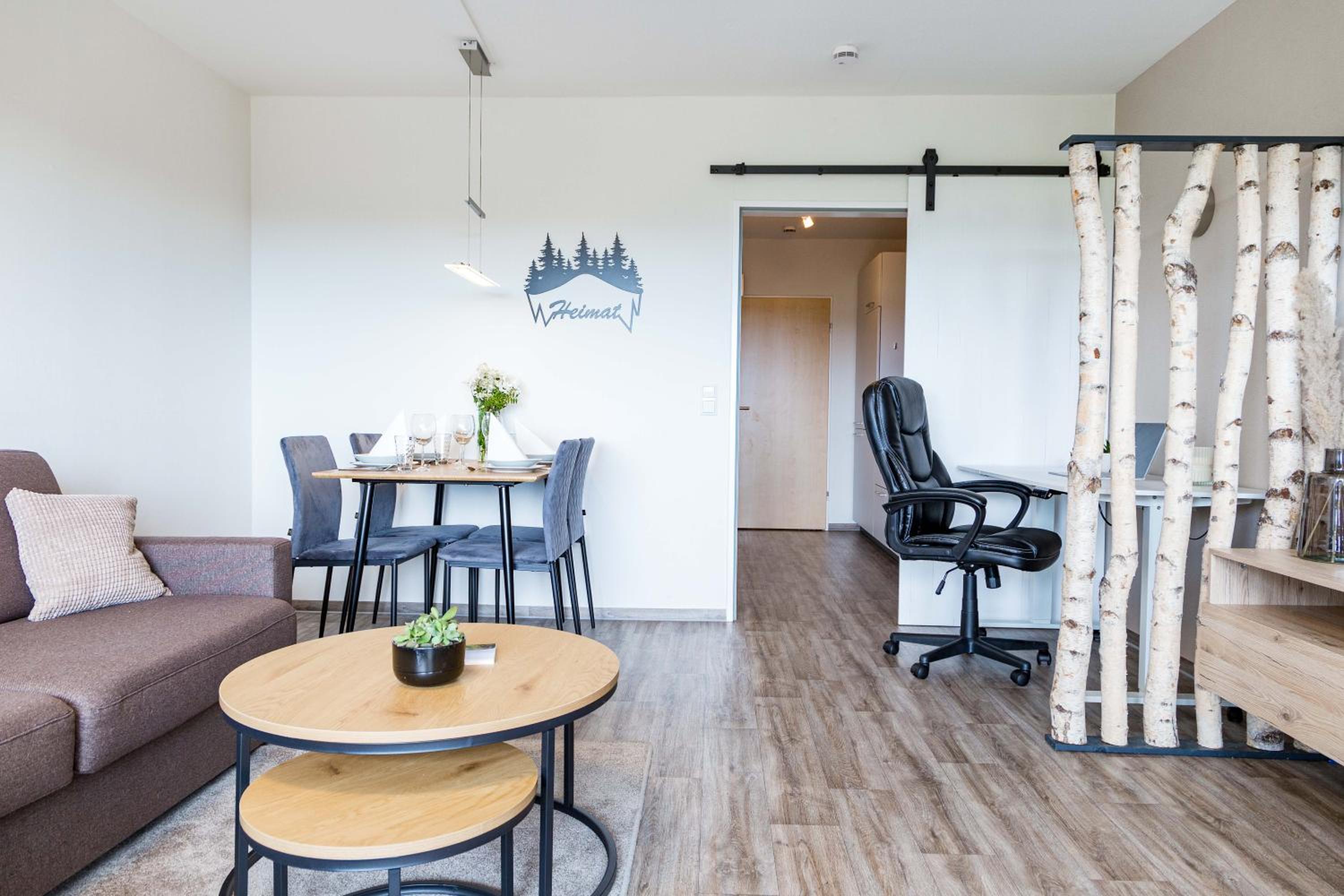 Apartment 128 with separate Bedroom and Massage Chair