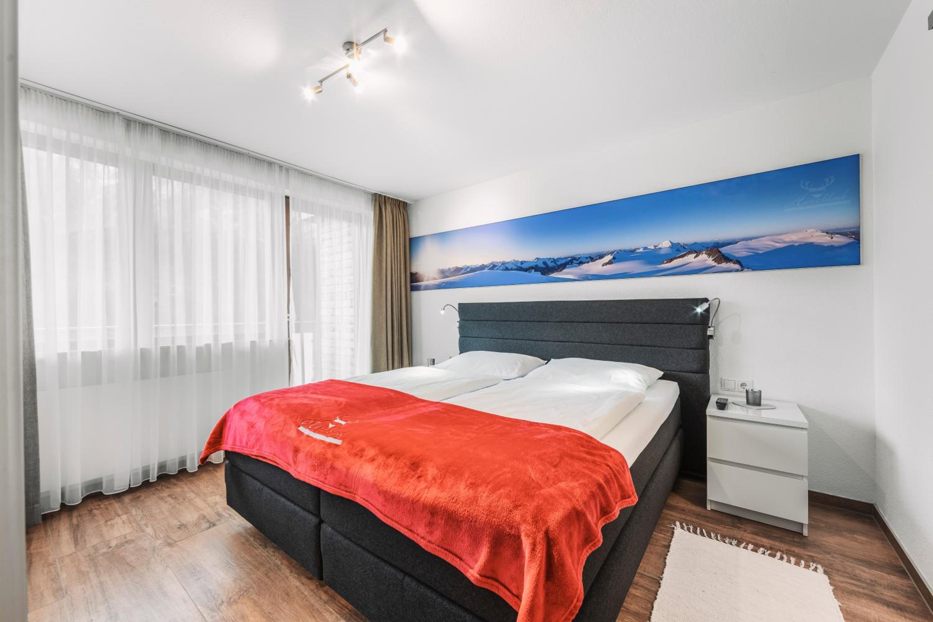 One-Bedroom Apartment with Balcony and Mountain View   photo 2