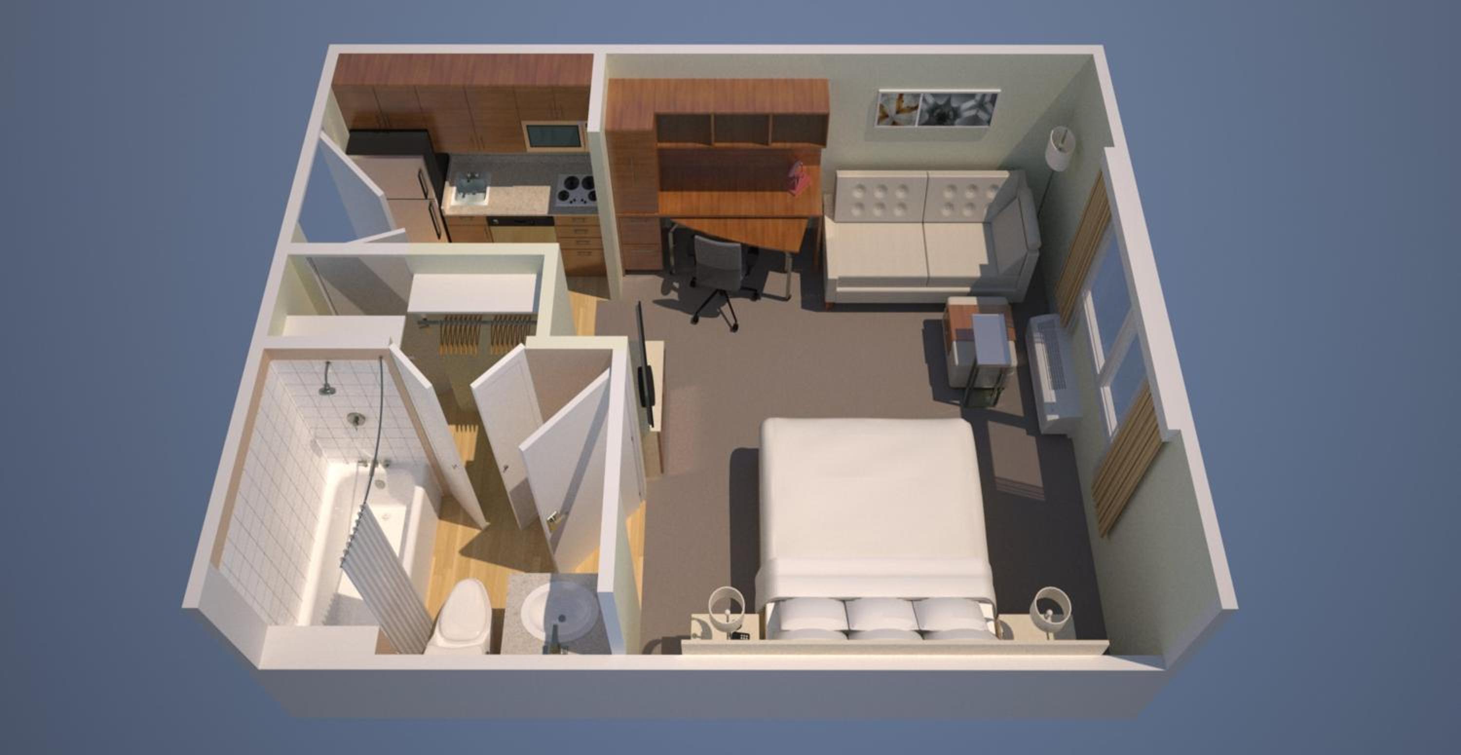 King Studio with Sofa Bed - Hearing Accessible