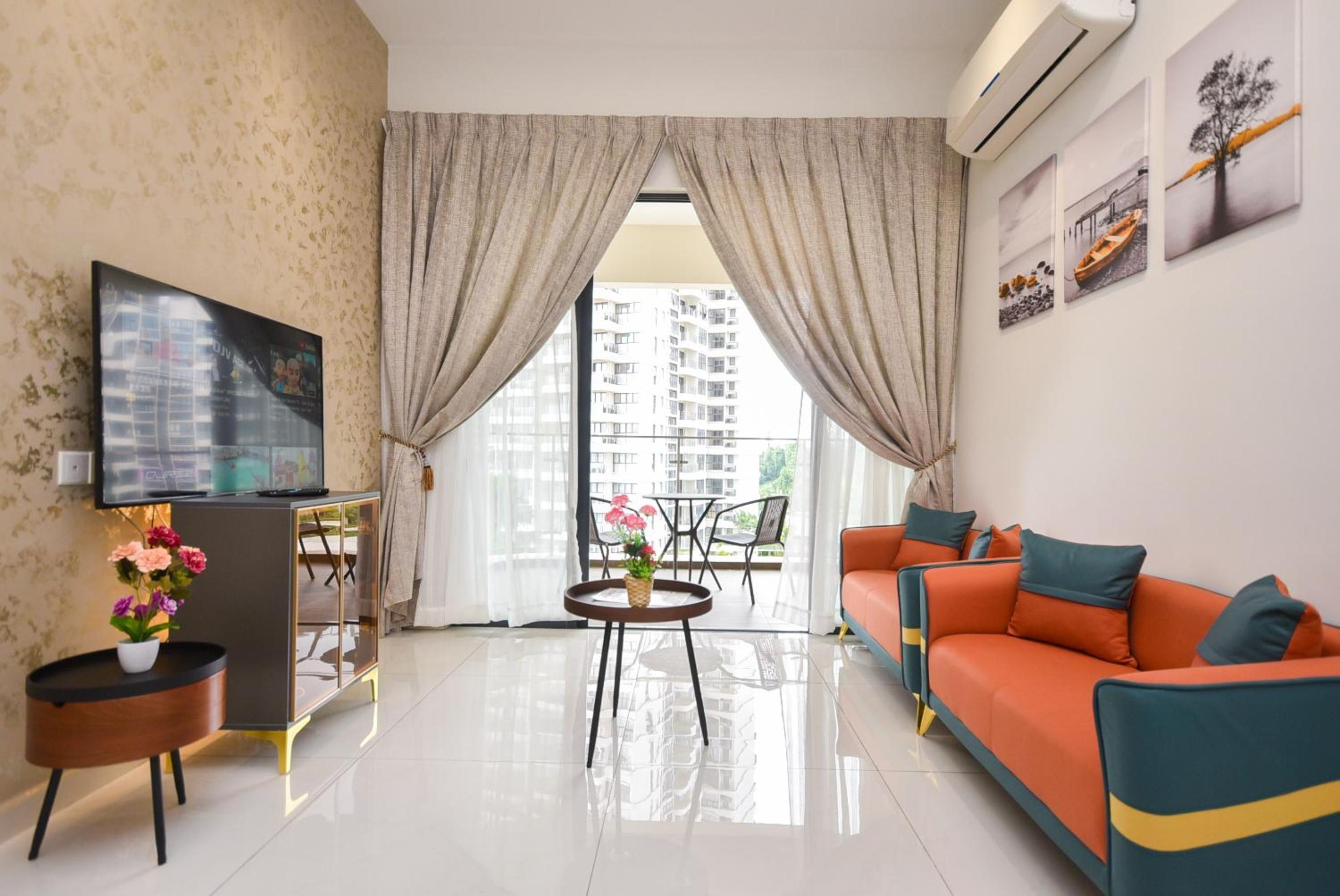 Two-Bedroom Apartment with Balcony