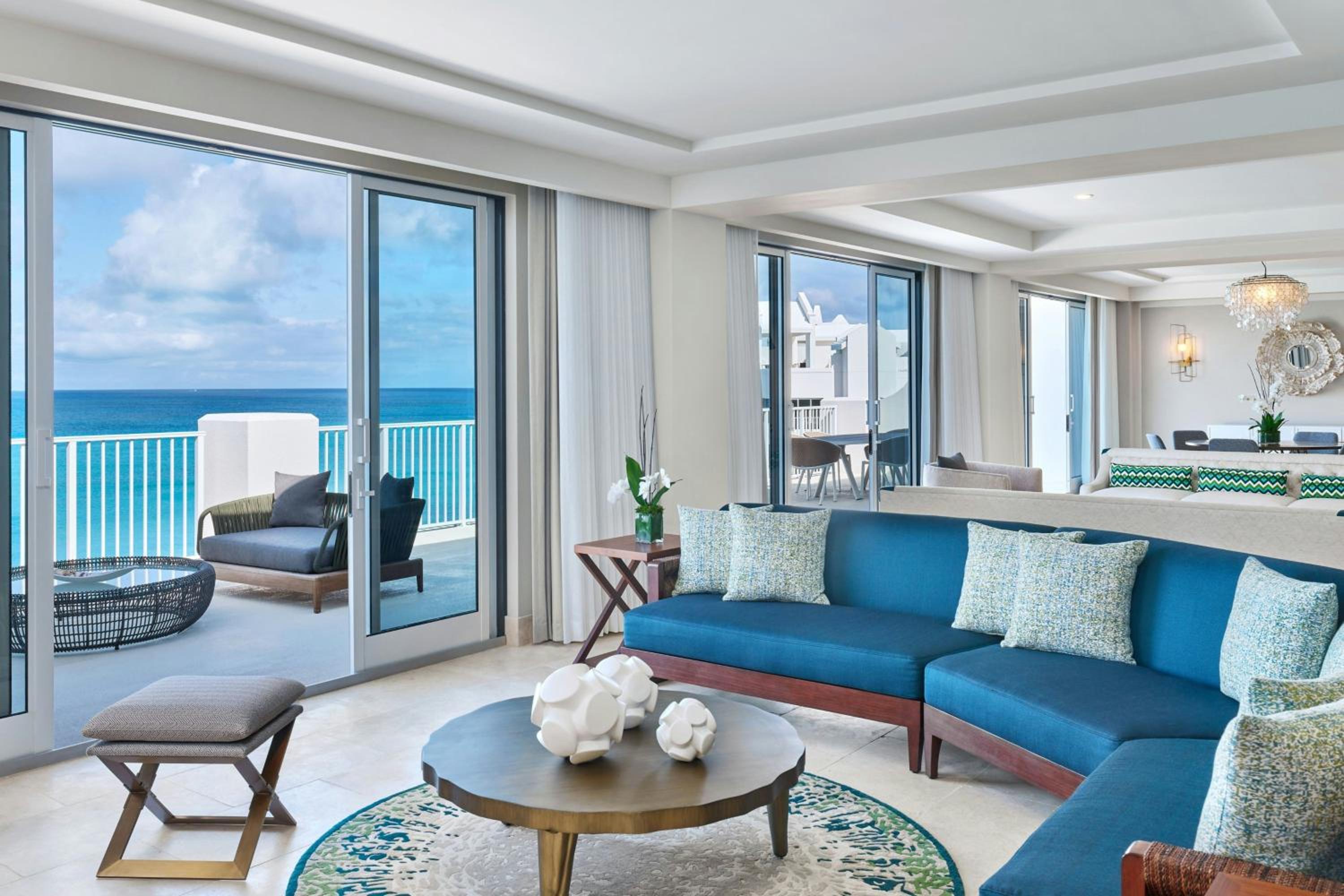 John Jacob Astor Suite, 1 Bedroom Suite, 1 King, Oceanfront, Balcony