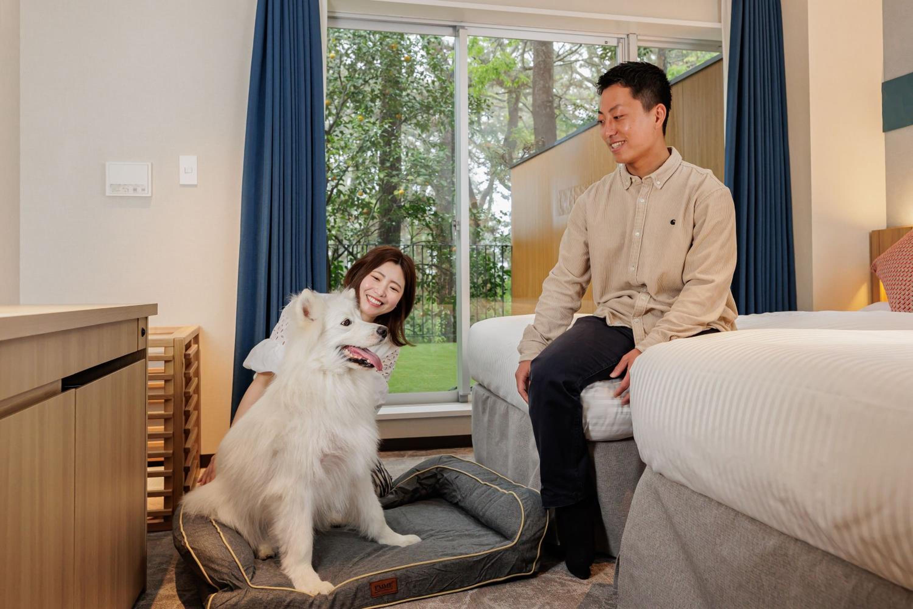 Dog Friendly Room - with private dog park - with view bath