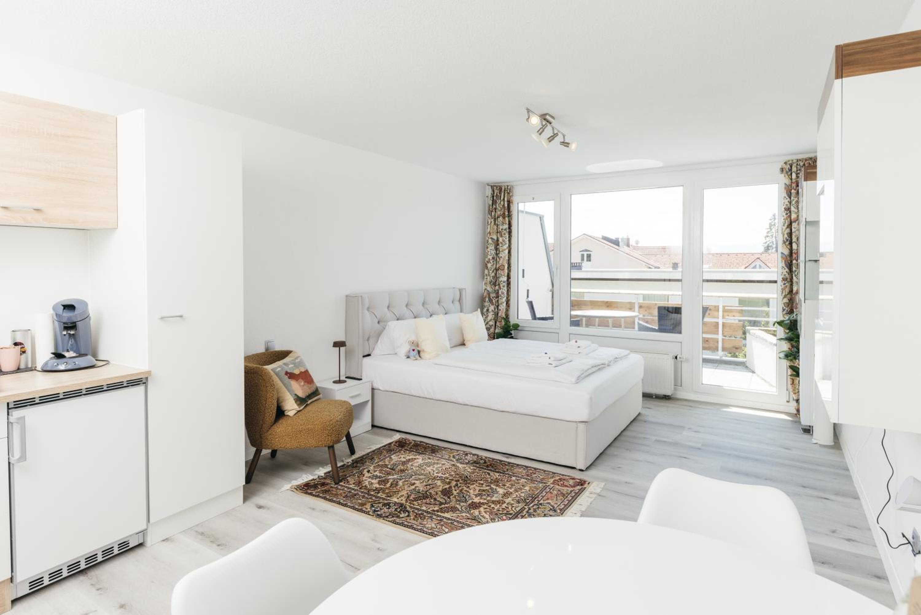 Studio with Balcony