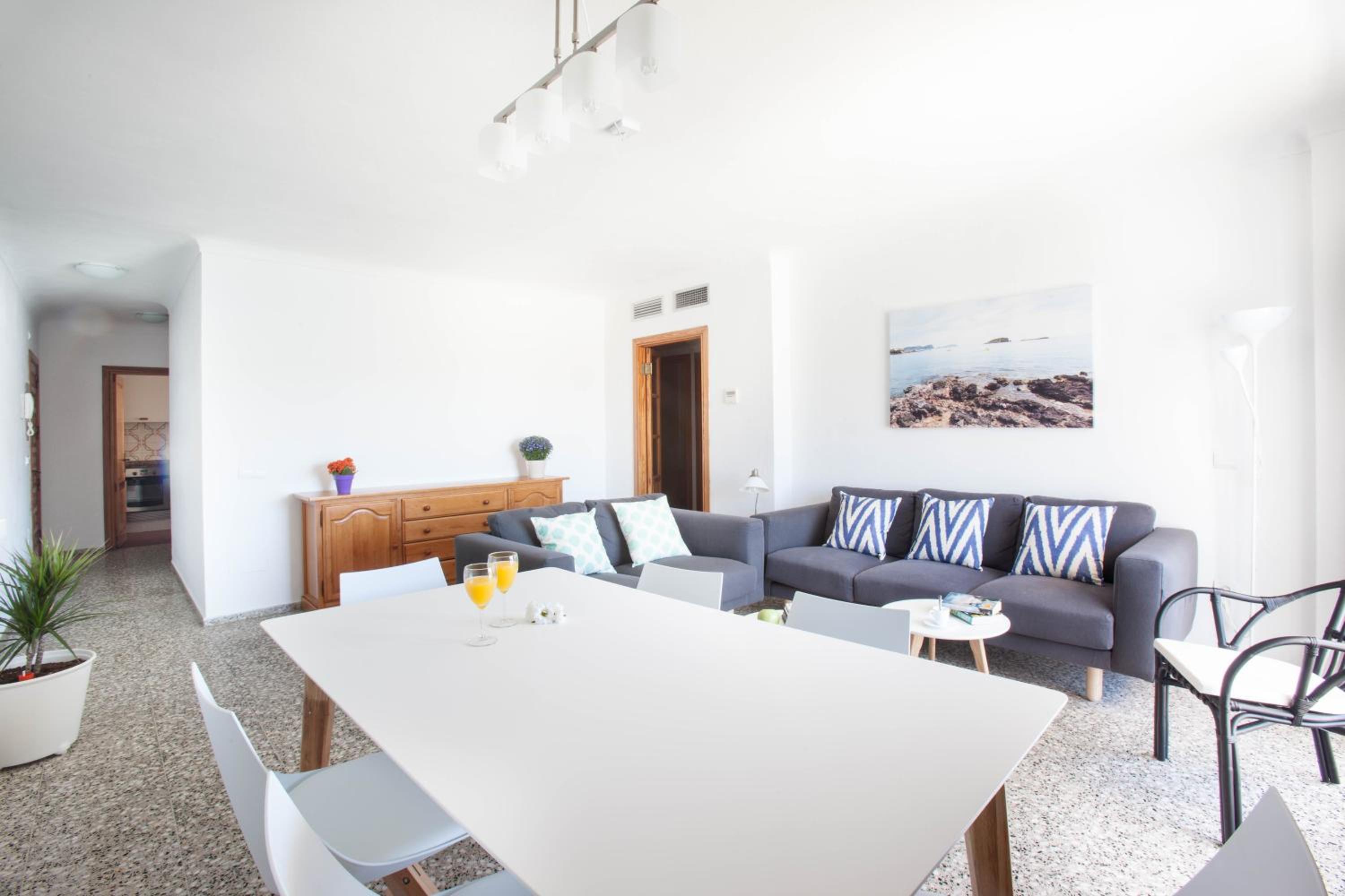 Three-Bedroom Apartment with Sea View