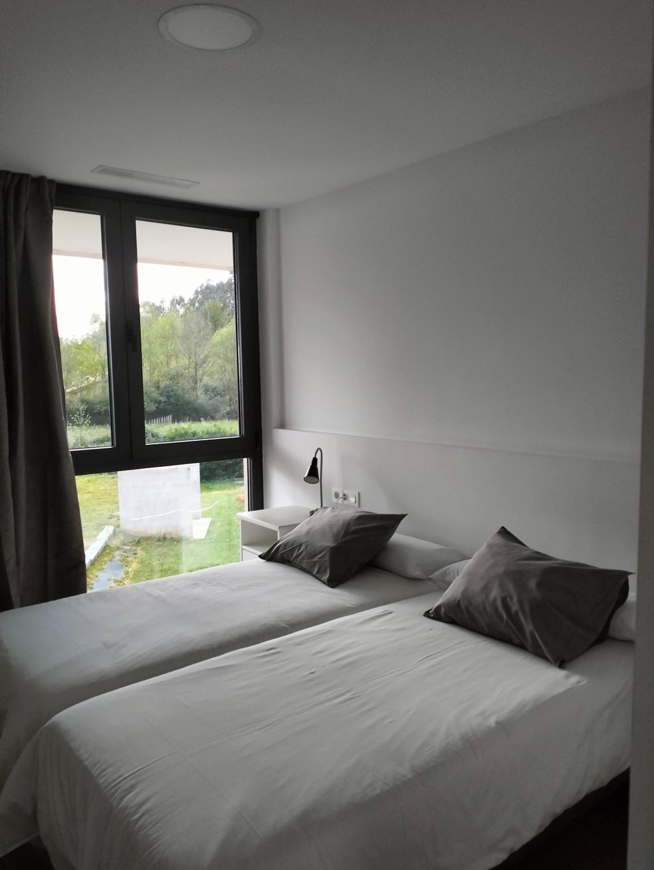 Deluxe Two-Bedroom Apartment with Garden View