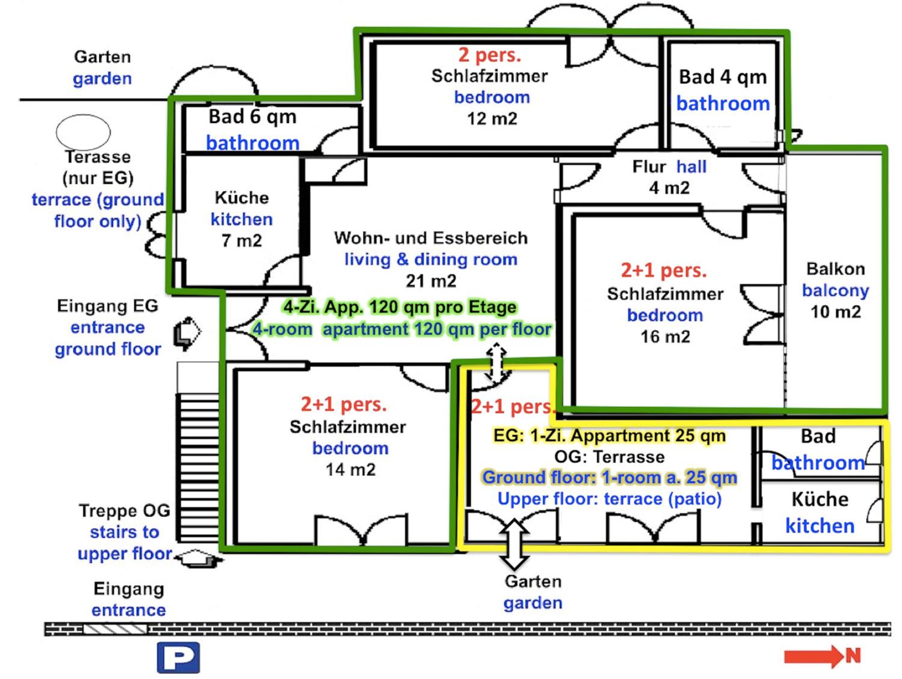 Three-Bedroom Apartment in Ground Floor photo 2