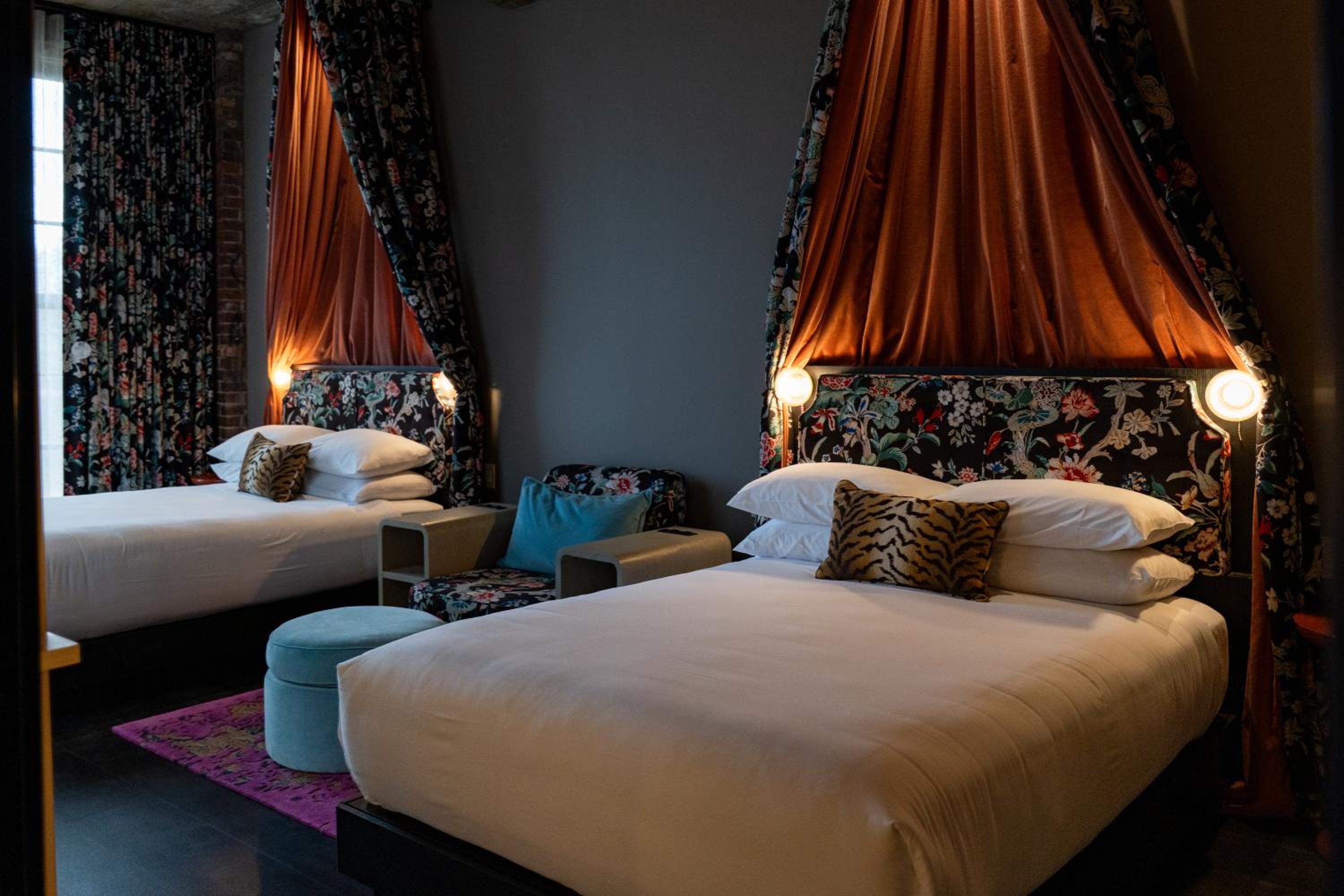 Queen Room with Queen Beds and Riverfront View - Hearing Accessible