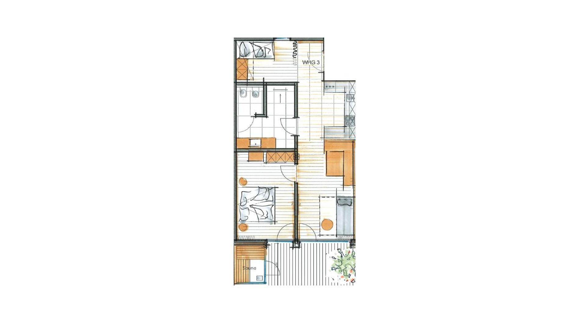 Apartment with Sauna