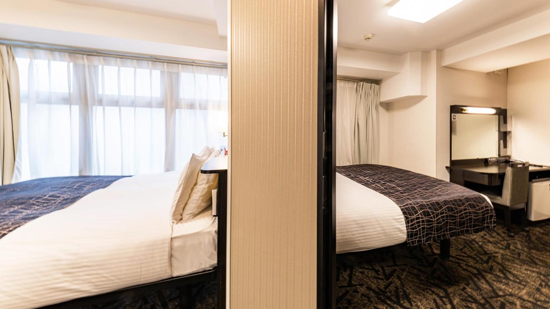 Two Connecting Double Rooms