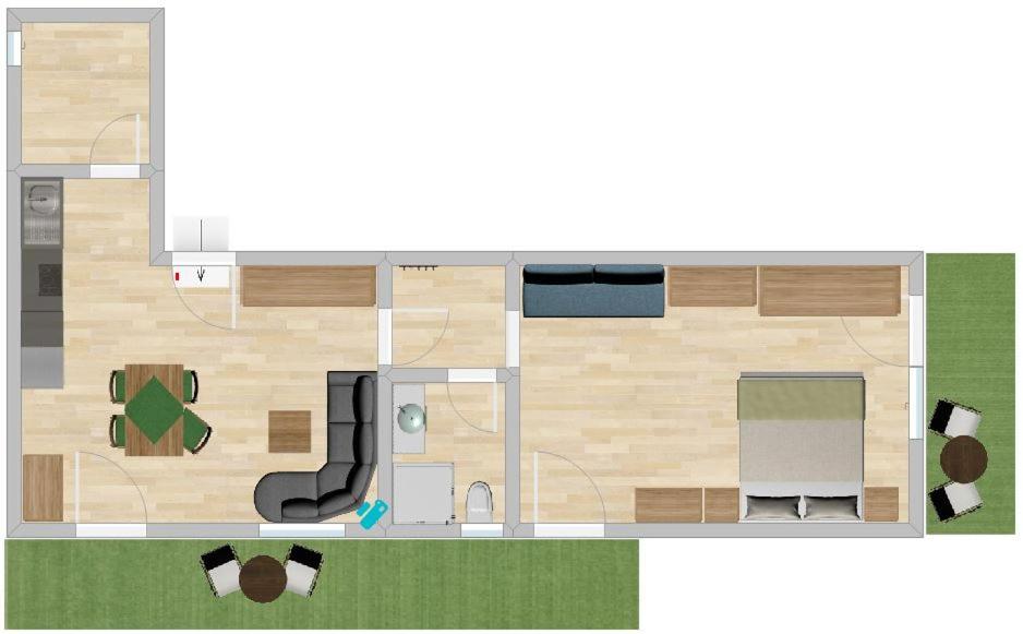 One-Bedroom Apartment with Balcony photo 2
