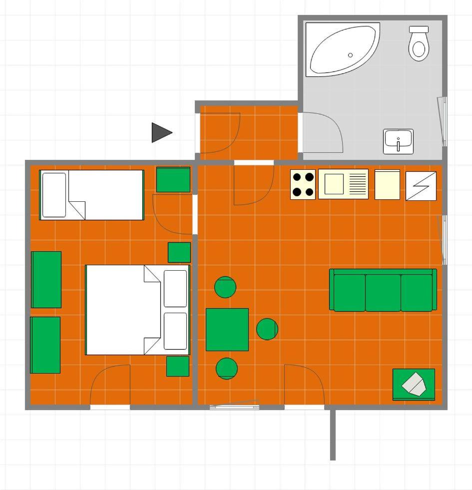 One-Bedroom Apartment with Kitchenette and Terrace photo 1