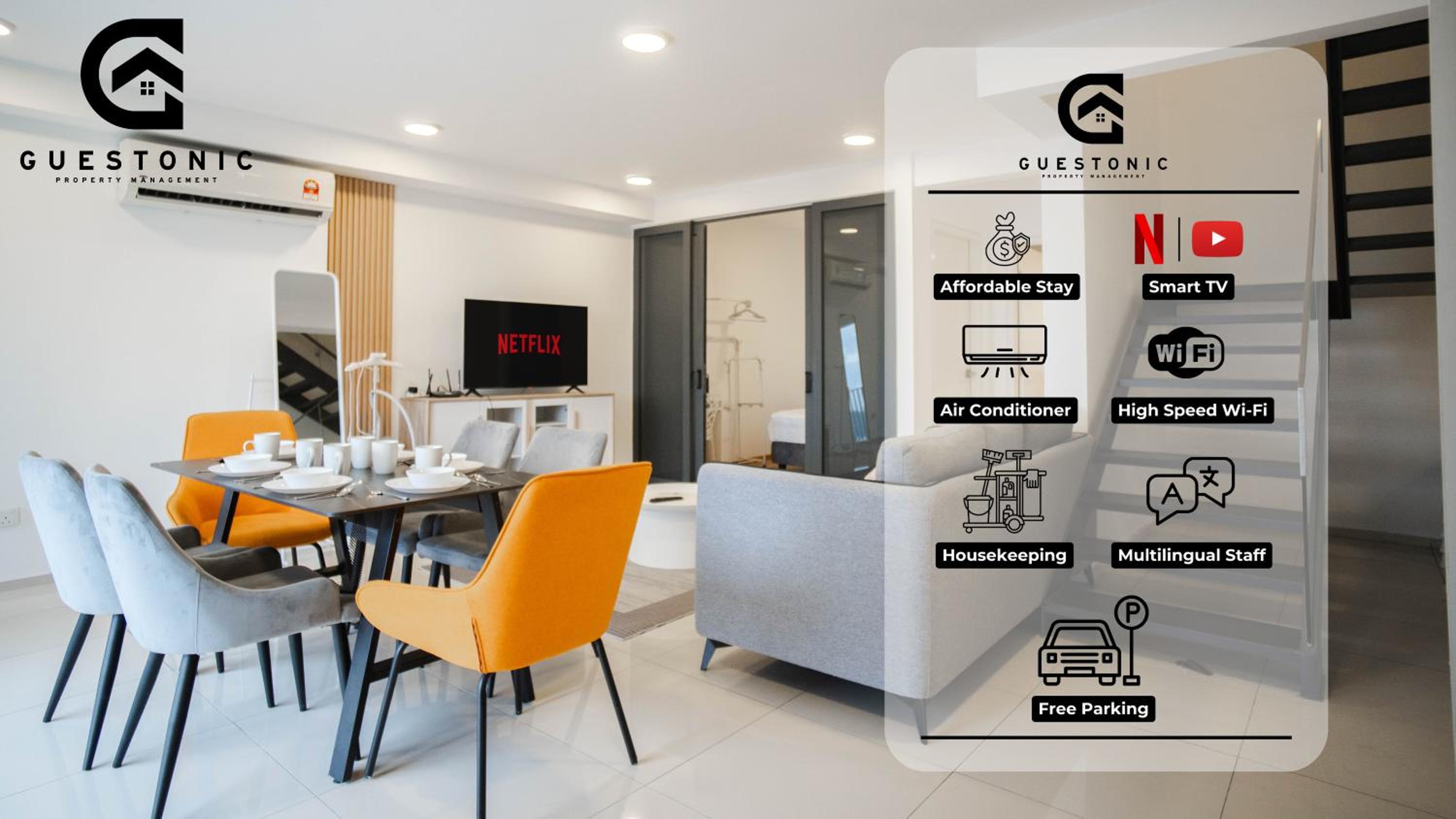 Three-Bedroom Apartment