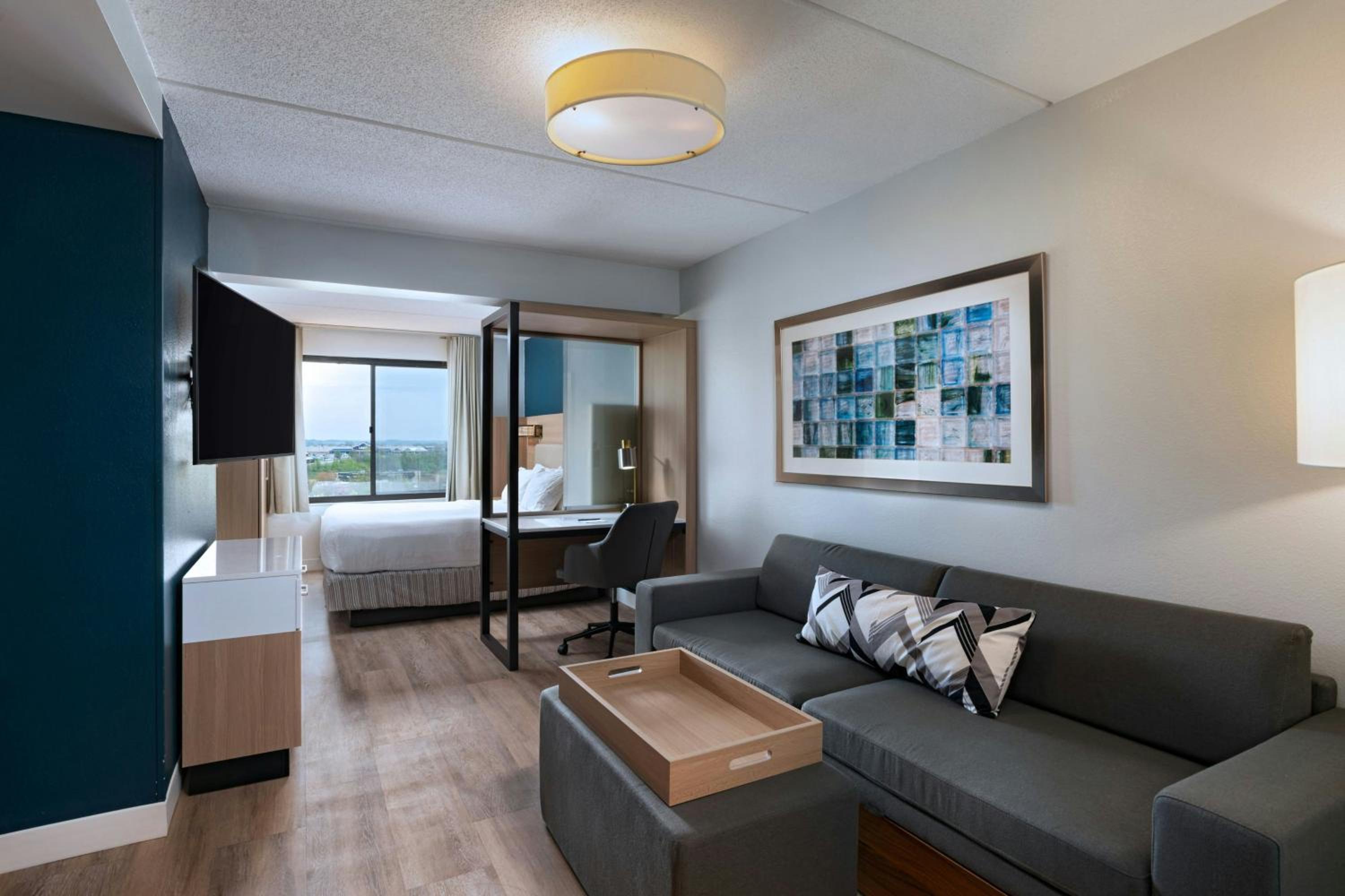 King Studio with Sofa Bed and Roll-in Shower - Mobility and Hearing Accessible