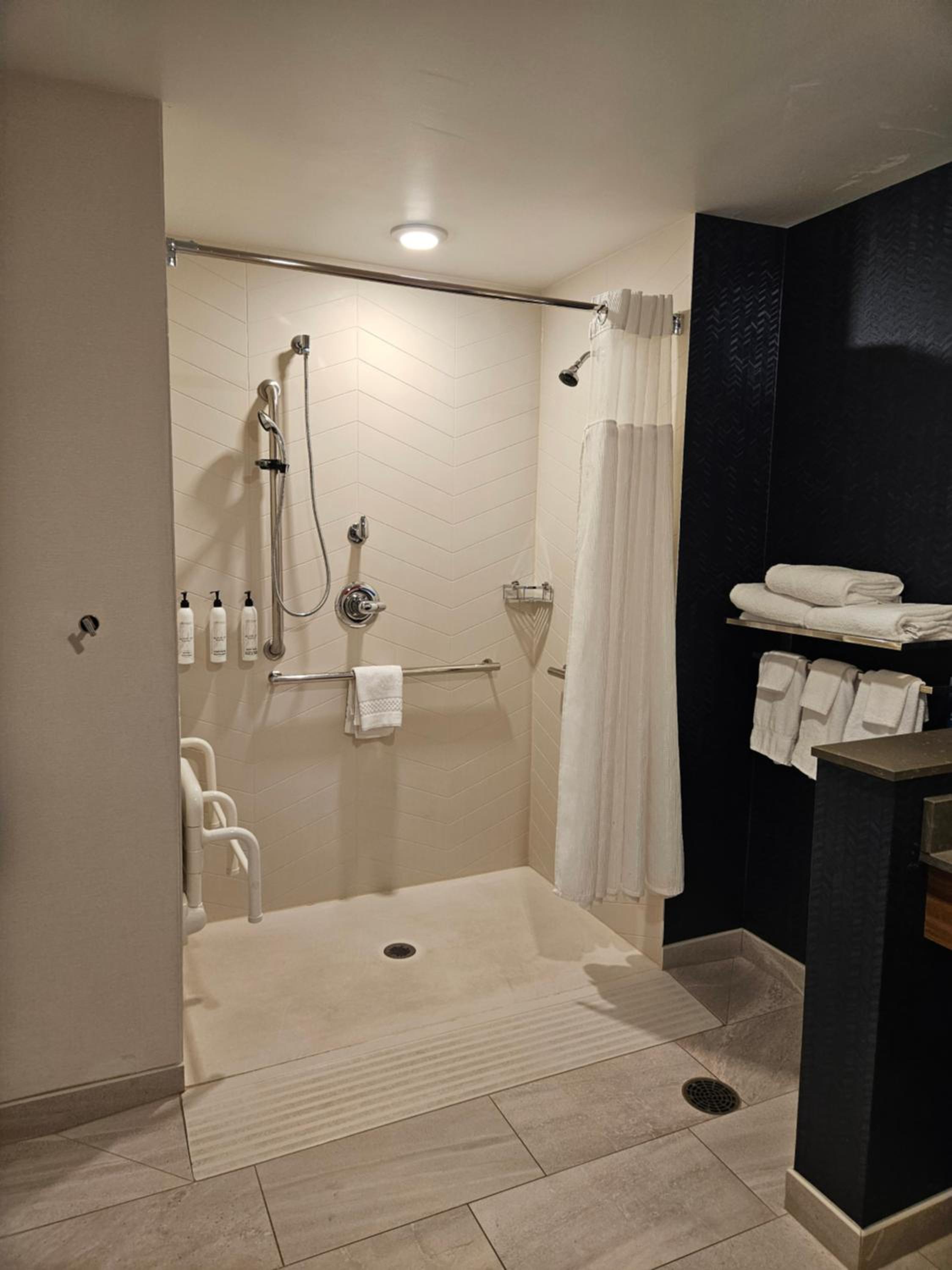 King Room with Roll-in Shower - Mobility and Hearing Accessible
