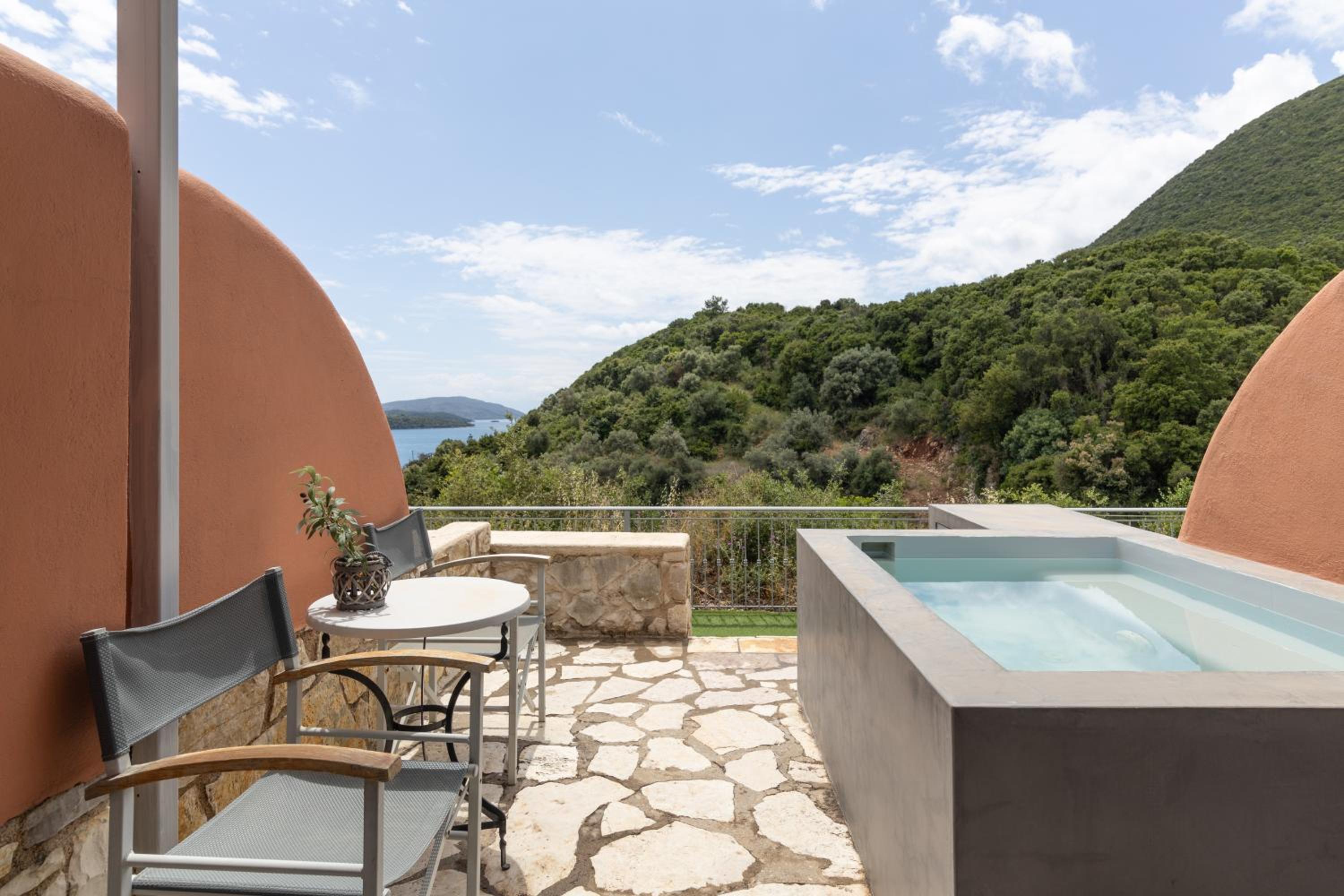 Superior Suite with Outdoor Hot Tub and Sea View