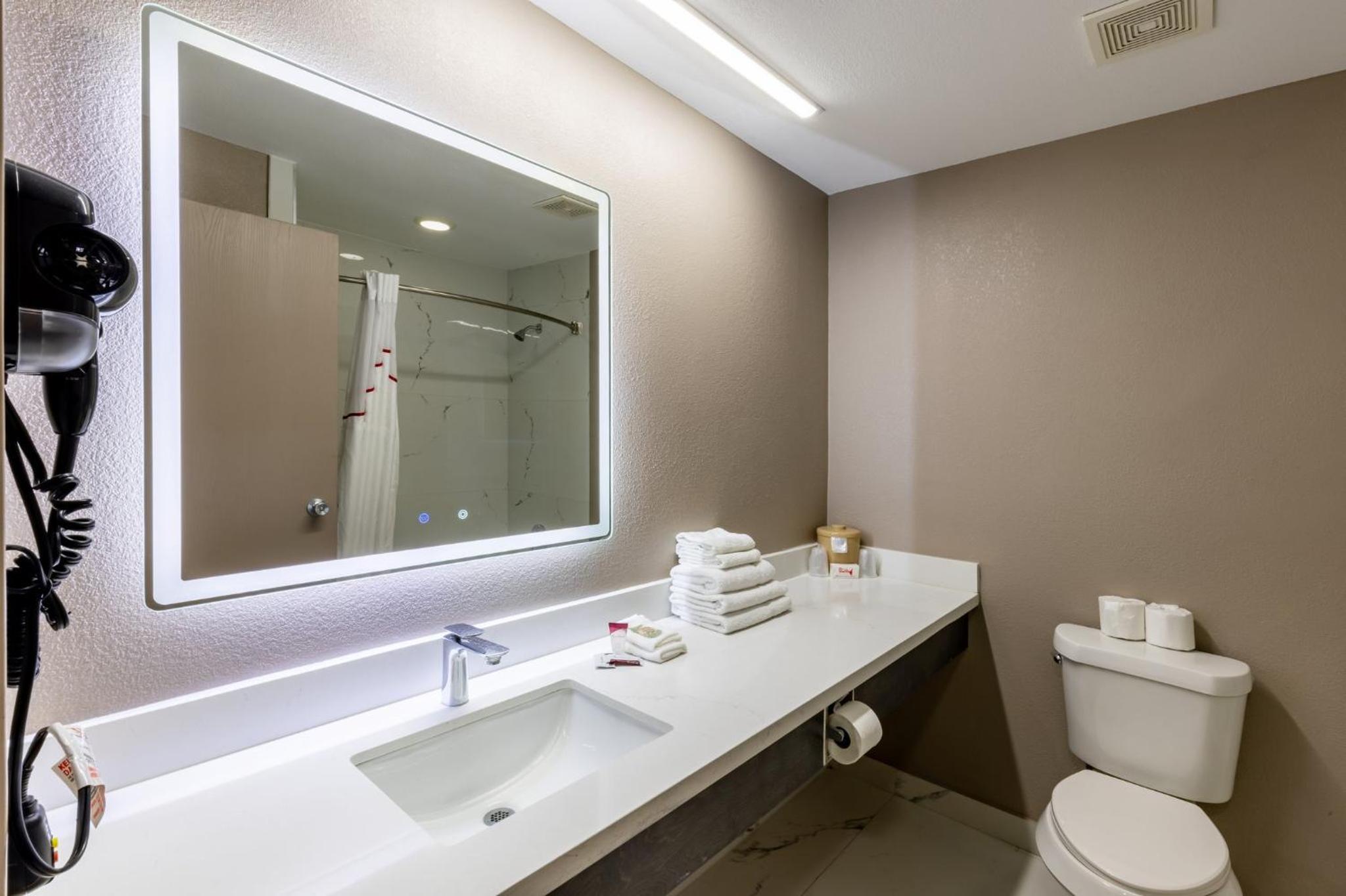 Deluxe Room with Two Queen Beds Disability Access Roll-In Shower Non-Smoking - Photo 4