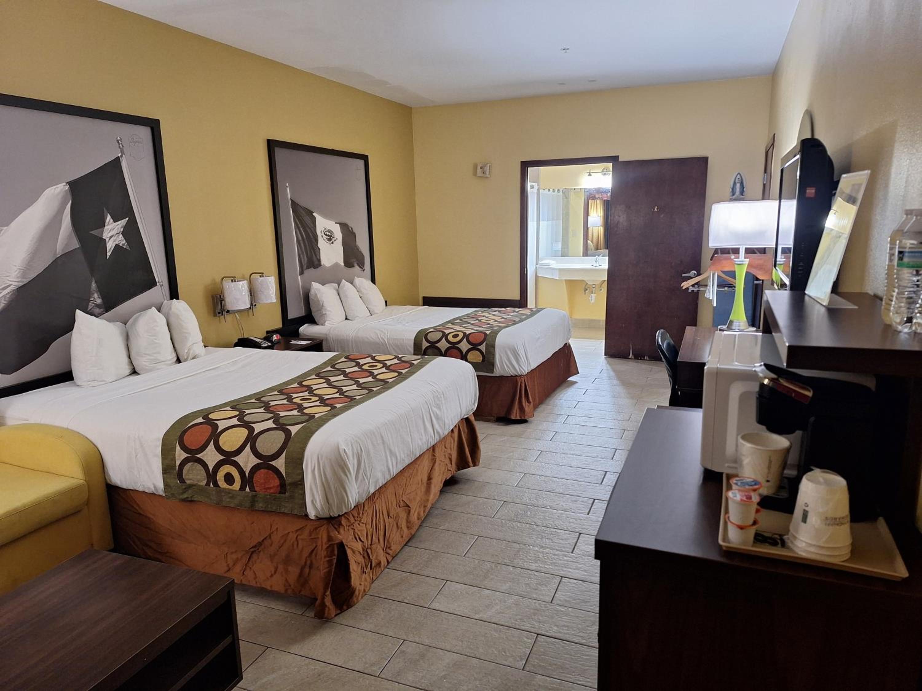 Queen Room with Two Queen Beds with Sofa Bed and Roll-In Shower - Mobility Accessible/Non-Smoking - Photo 1