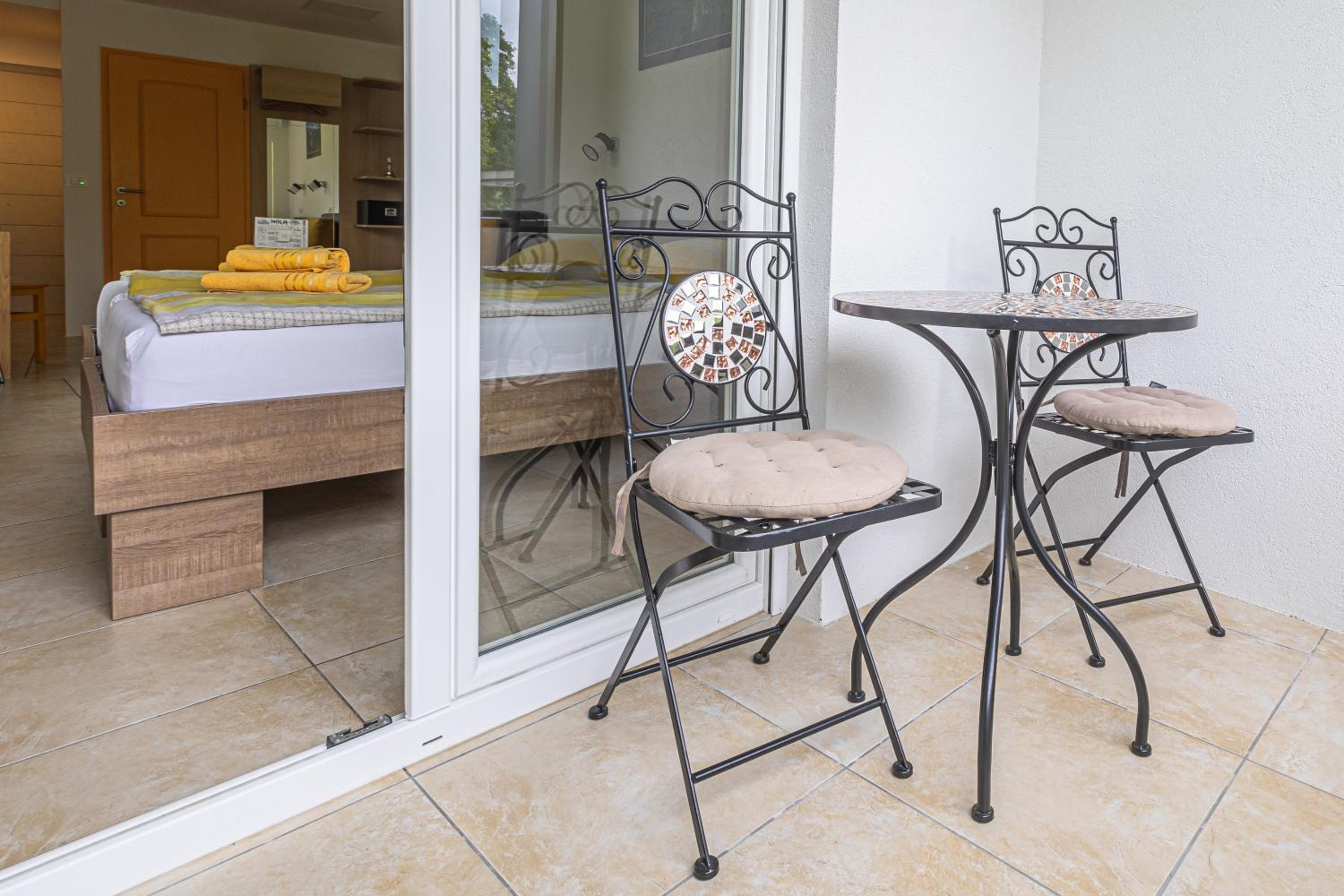 Studio with Balcony