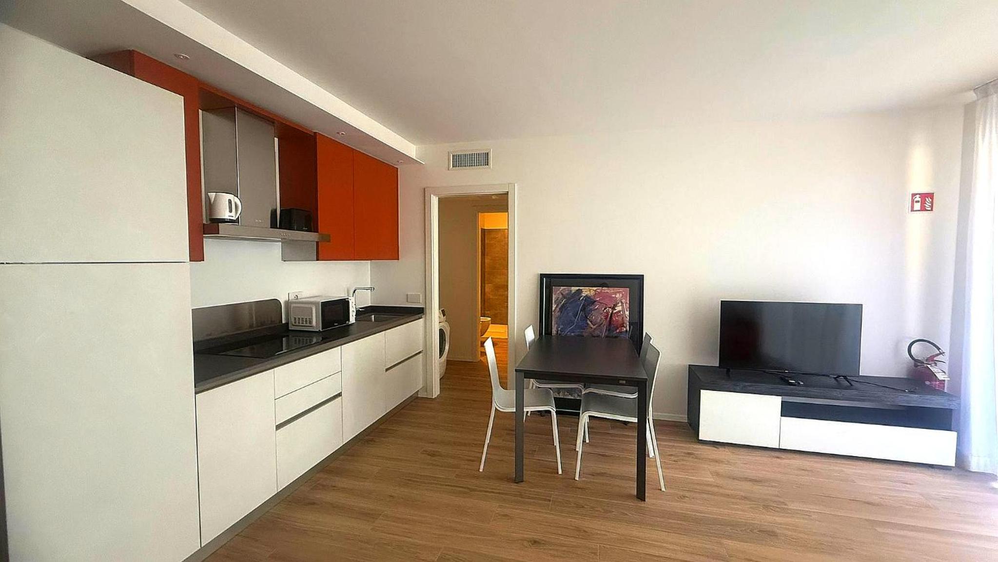 Deluxe One-Bedroom Apartment with City View