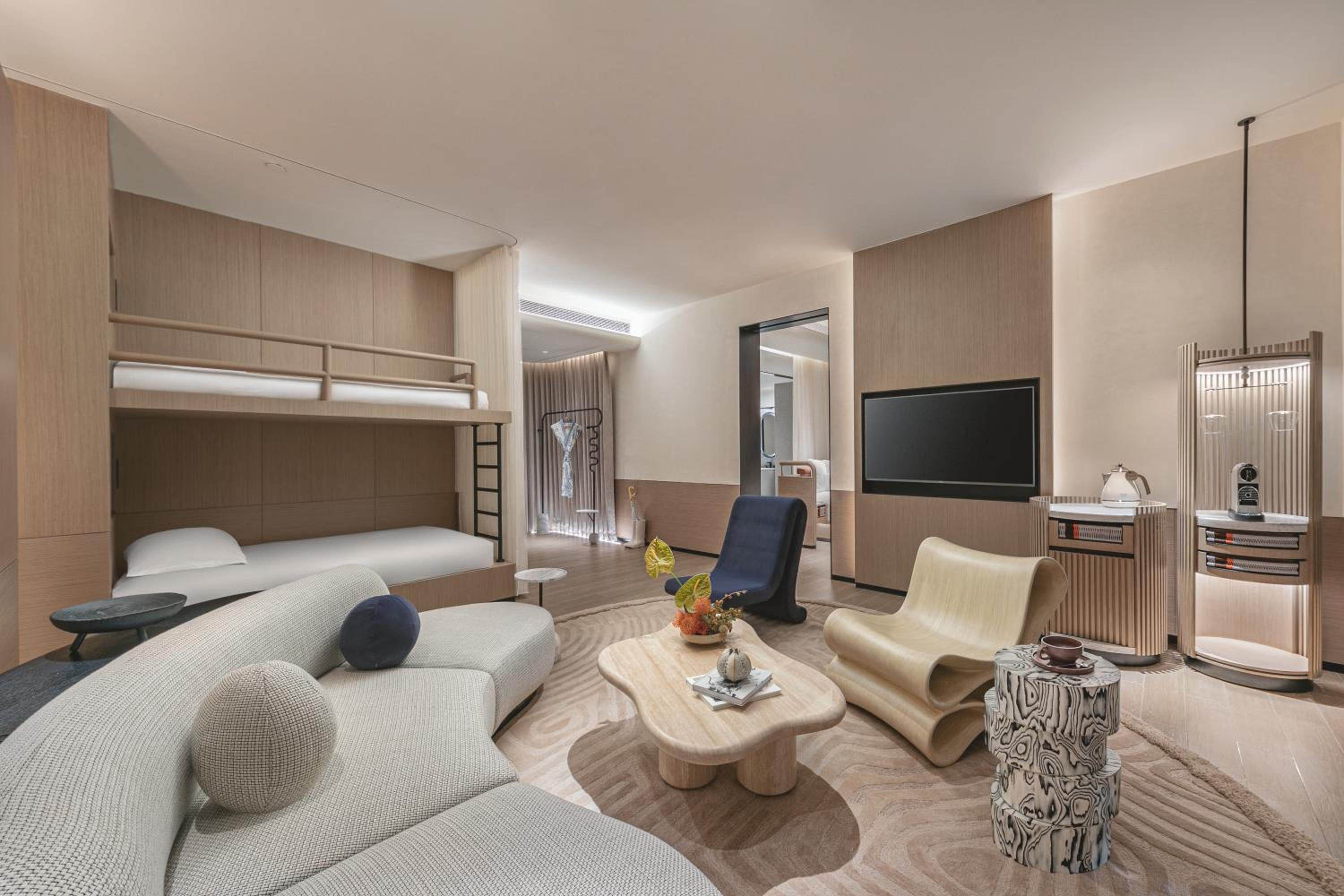 One-Bedroom Family Suite with Pool Access