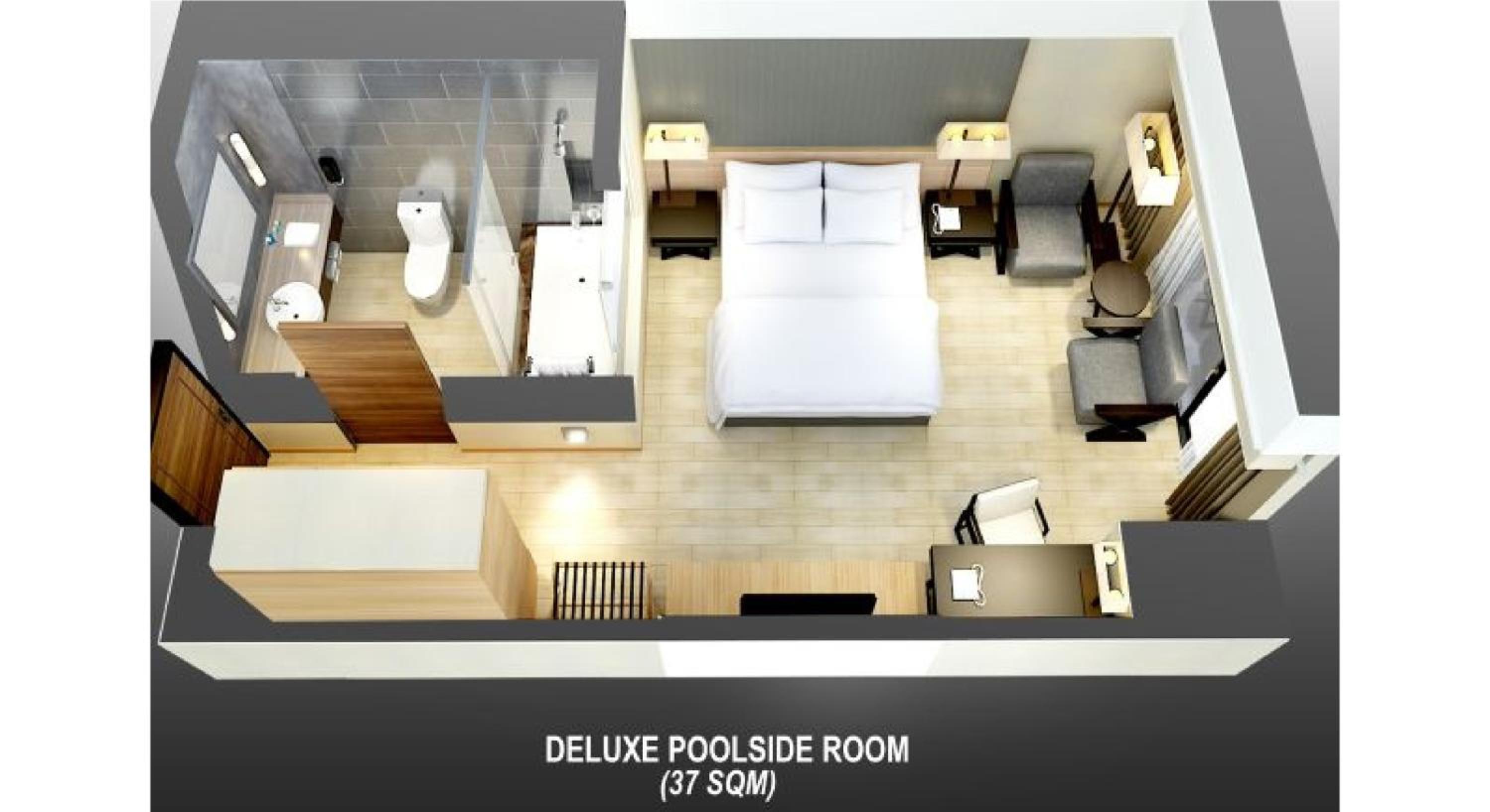 Deluxe Poolside Room, 1 King Bed photo 3