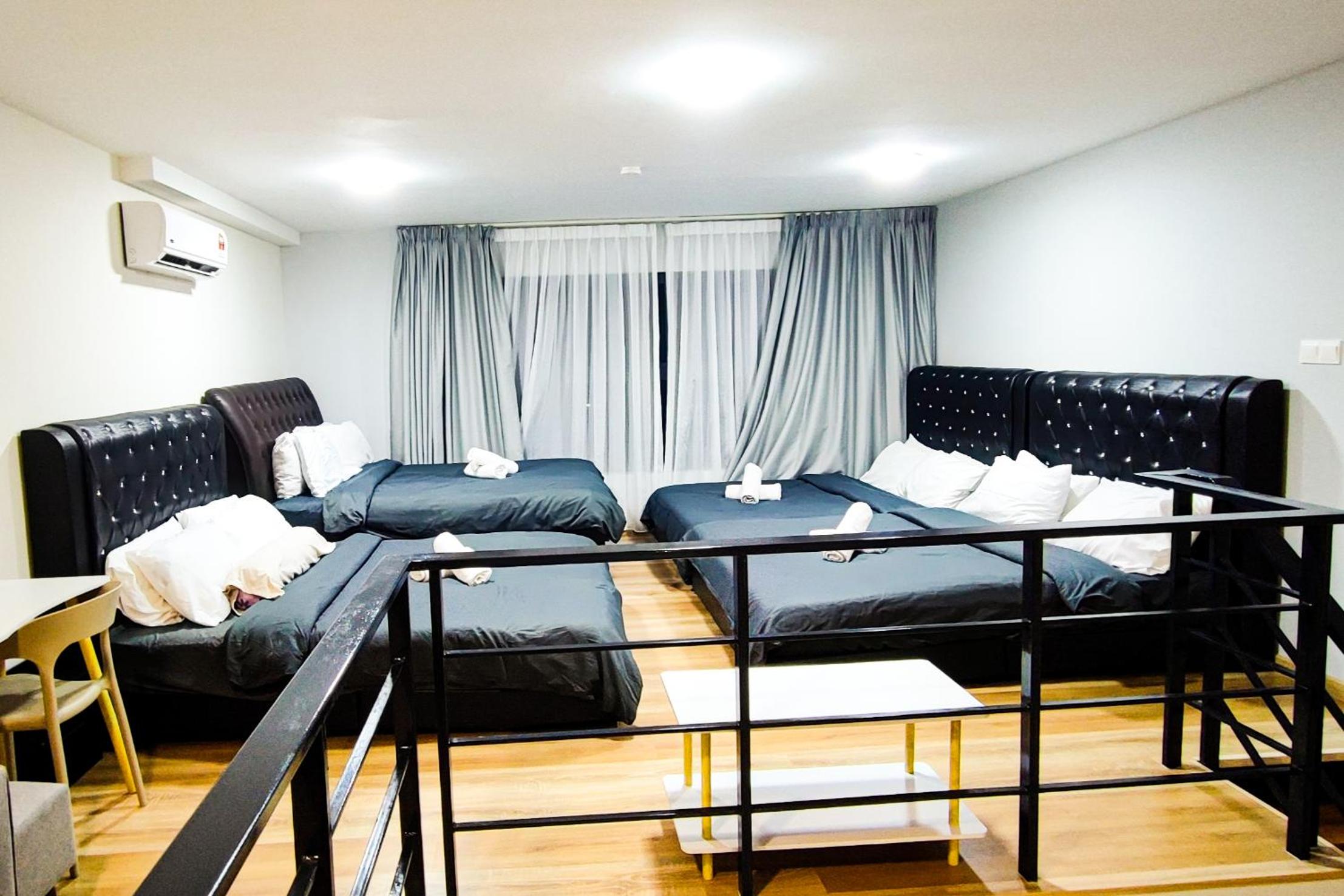 Three-Bedroom Loft Apartment