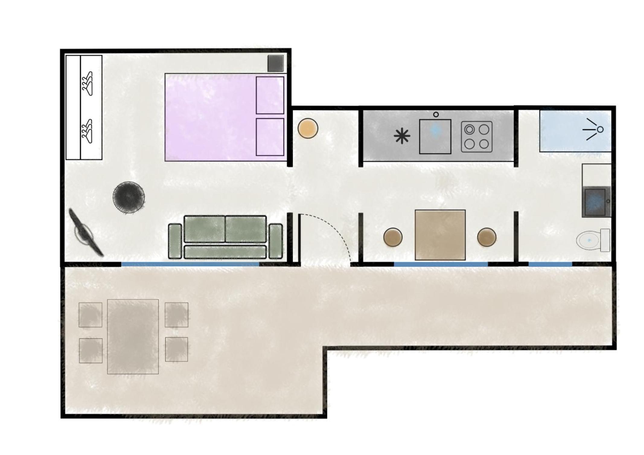 One-Bedroom Apartment with Garden - Photo 7