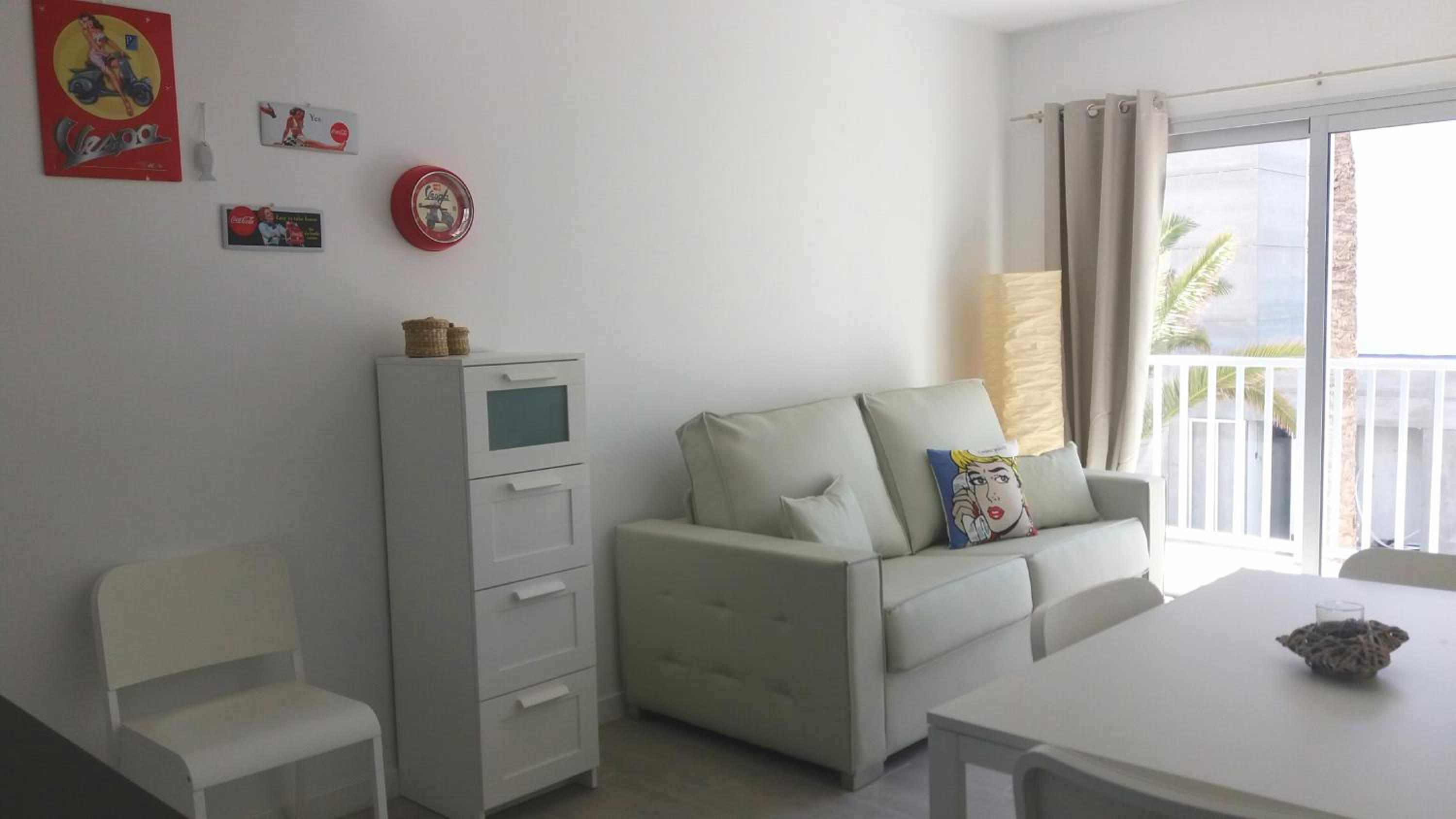 Apartamento con vista al jardín