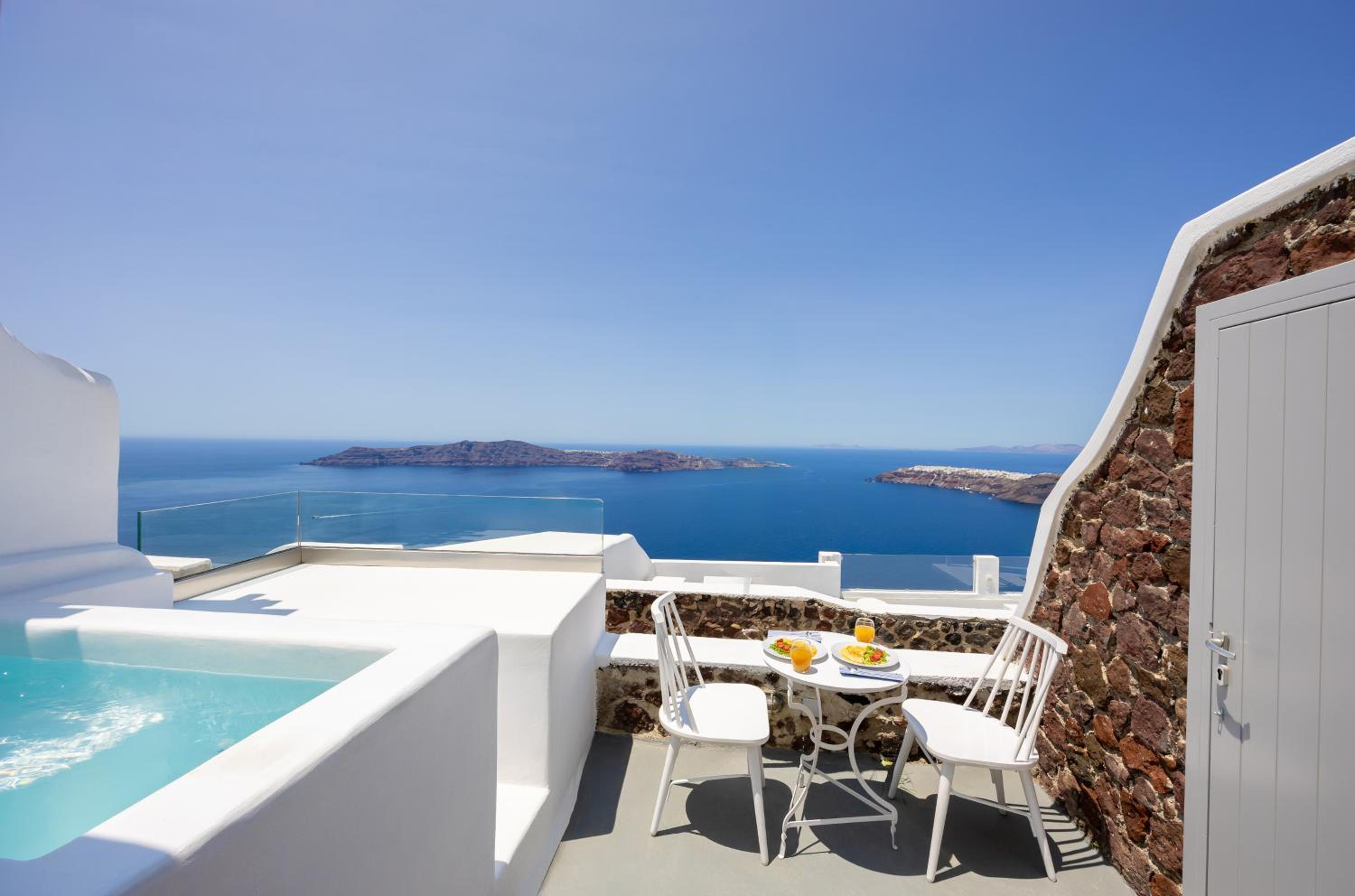 Standar Double Room with hot Tub and Caldera View