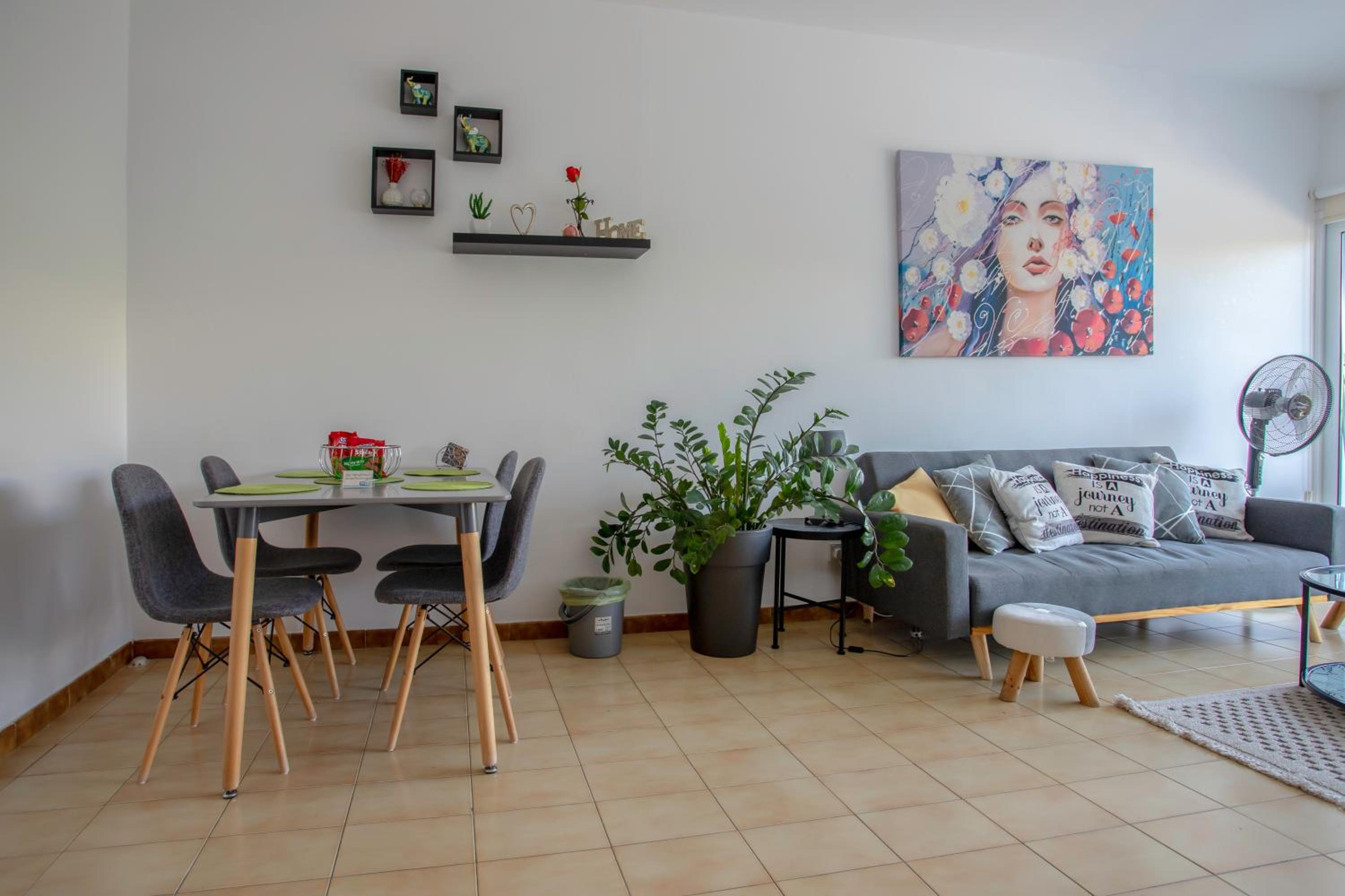 Two-Bedroom Apartment with Balcony and Terrace