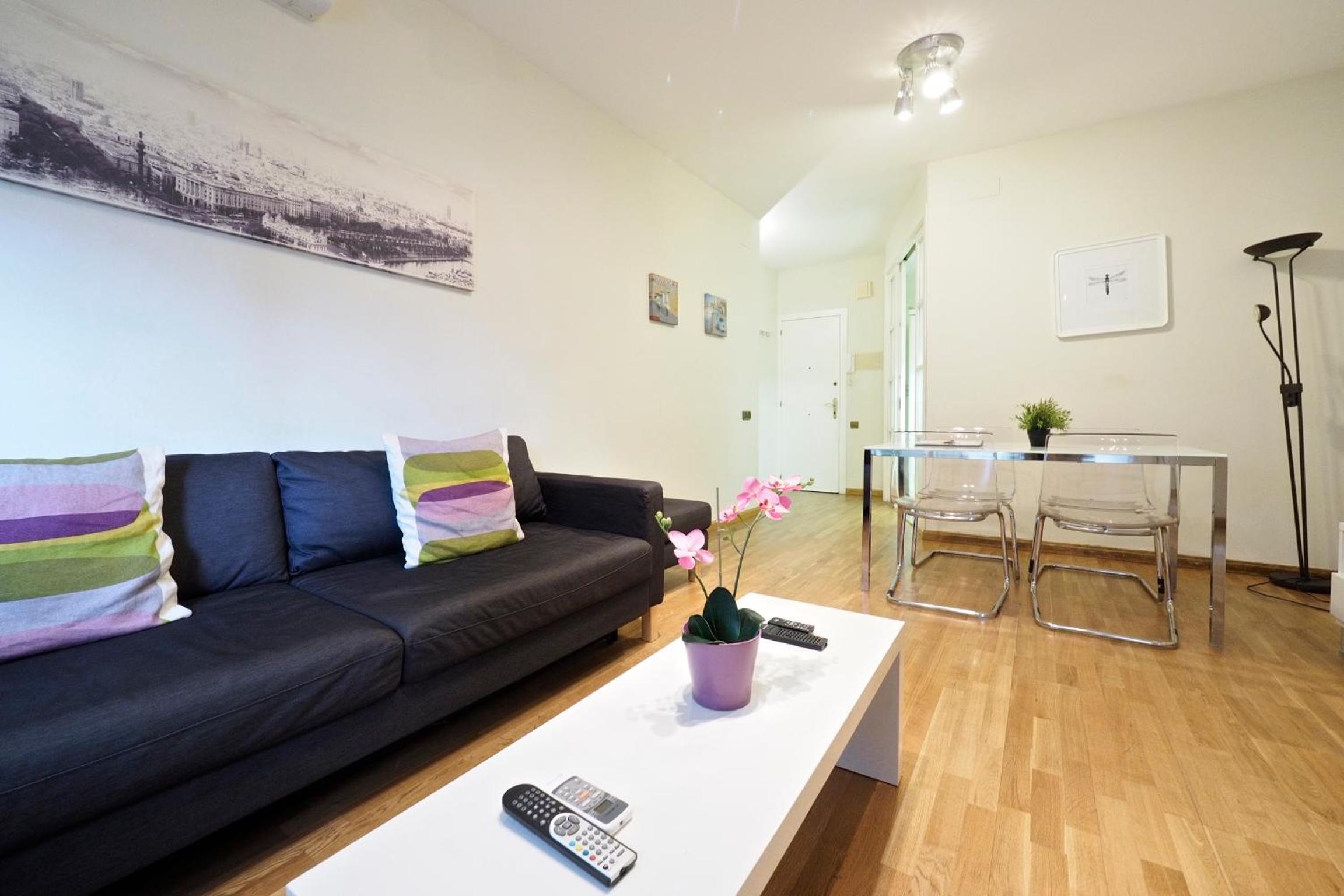 Two-Bedroom Apartment with Balcony - Calle Tamarit 83 photo 3