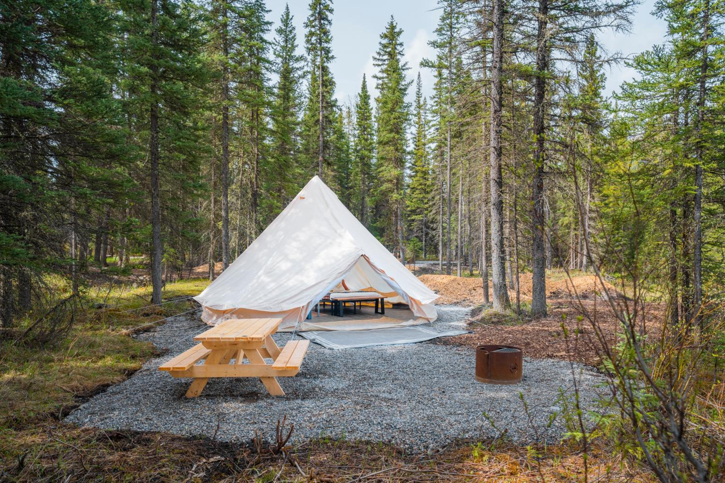 Glamping Canvas Bell Tent (walk-in) photo 1
